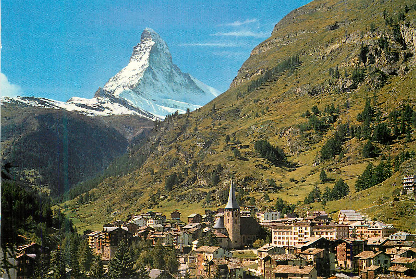 CPM Zermatt 1616 m Matterhorn Mt Cervin 4478 m