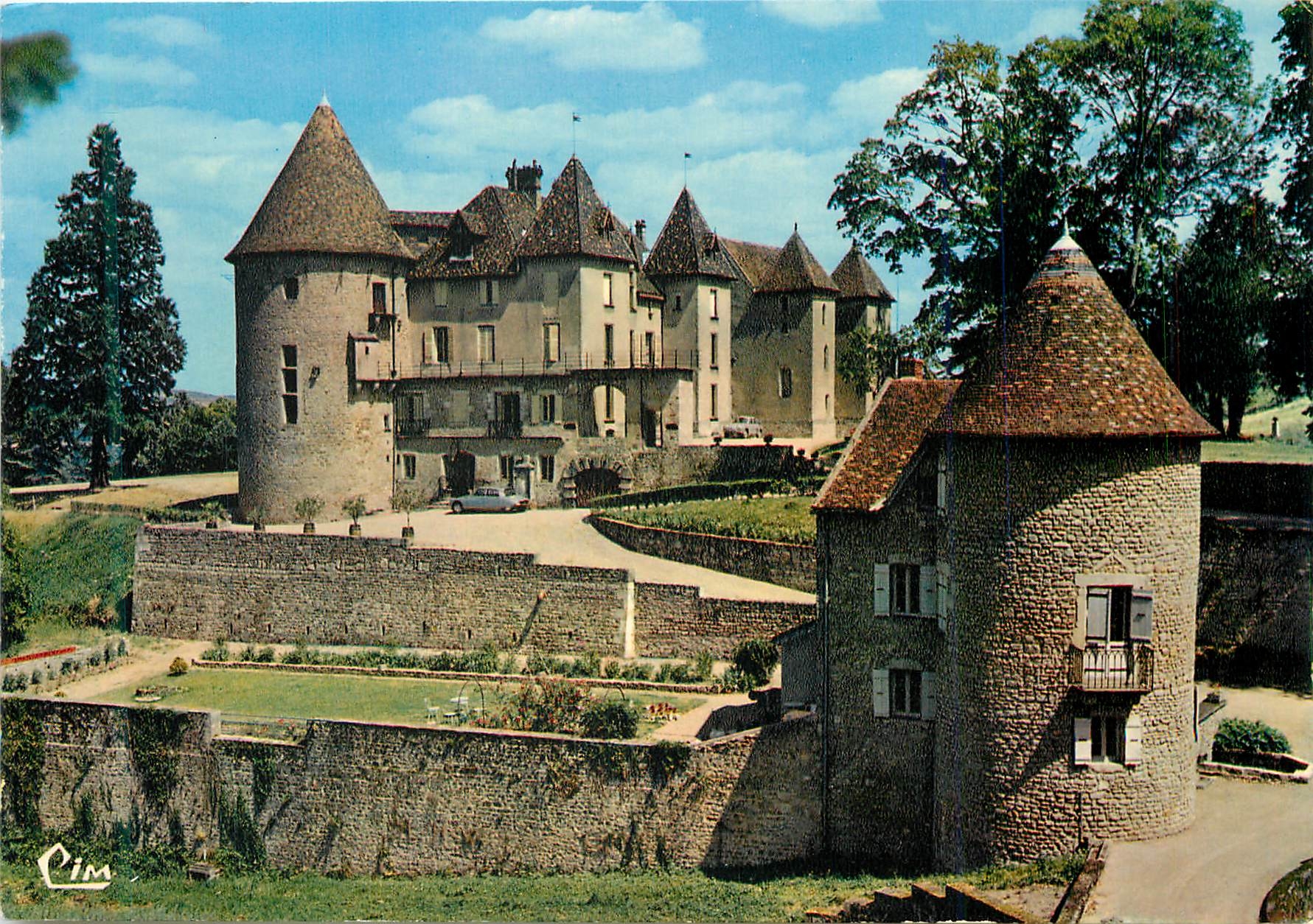 Château de Marguerite de Bourgogne — façade ouest — éditeur CIM