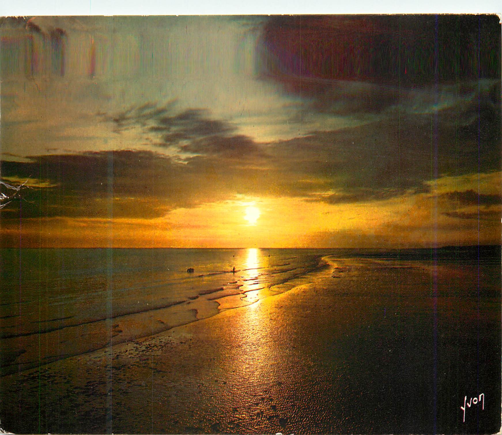Coucher de Soleil — Le Touquet (Pas de Calais) — Éditions d'art S.P.A.D.E.M. n° 6566