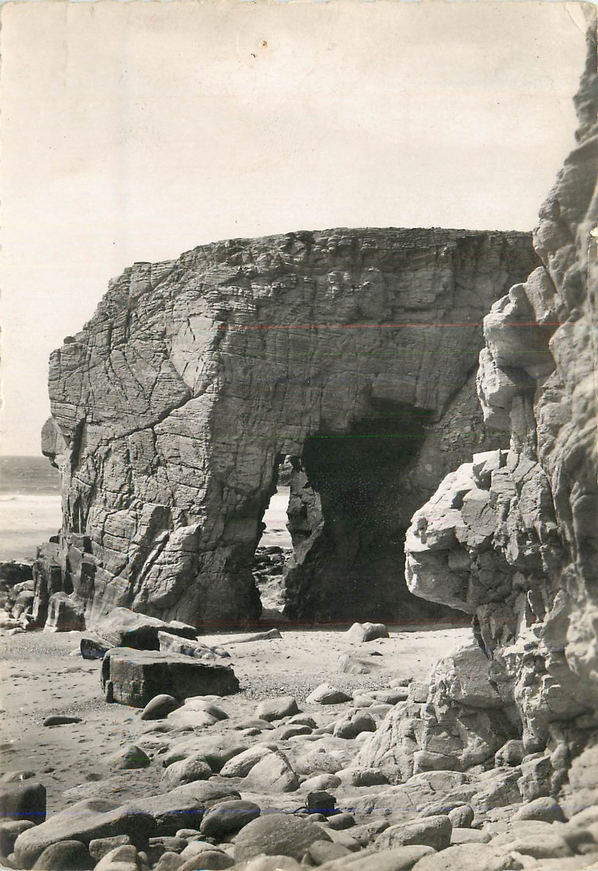 CPM Quiberon (Morbihan) La COte Sauvage Arche de Port Blanc