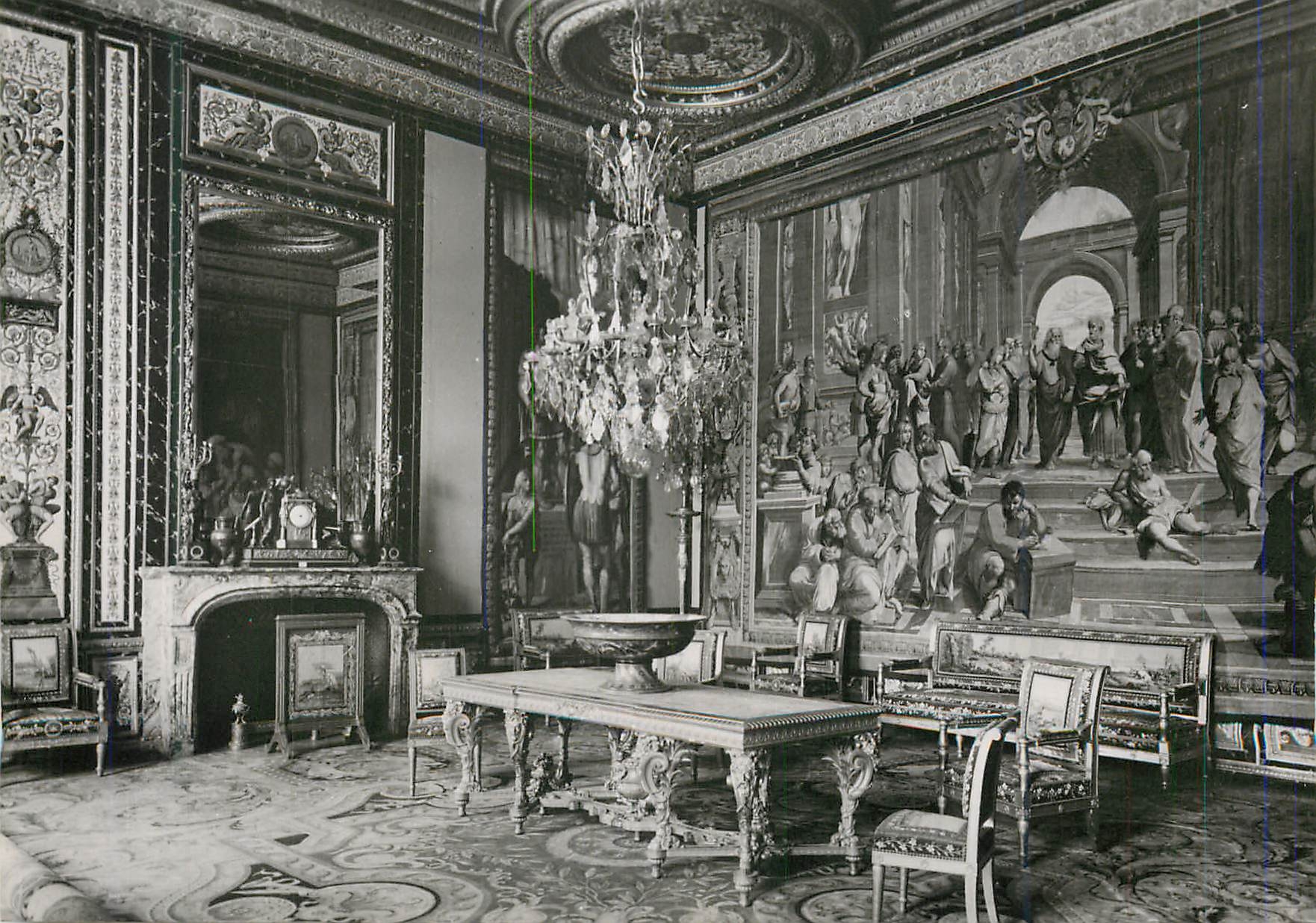 Fontainebleau (S.-et-M.) - El Castillo - Antigua Sala de las Reinas Madres