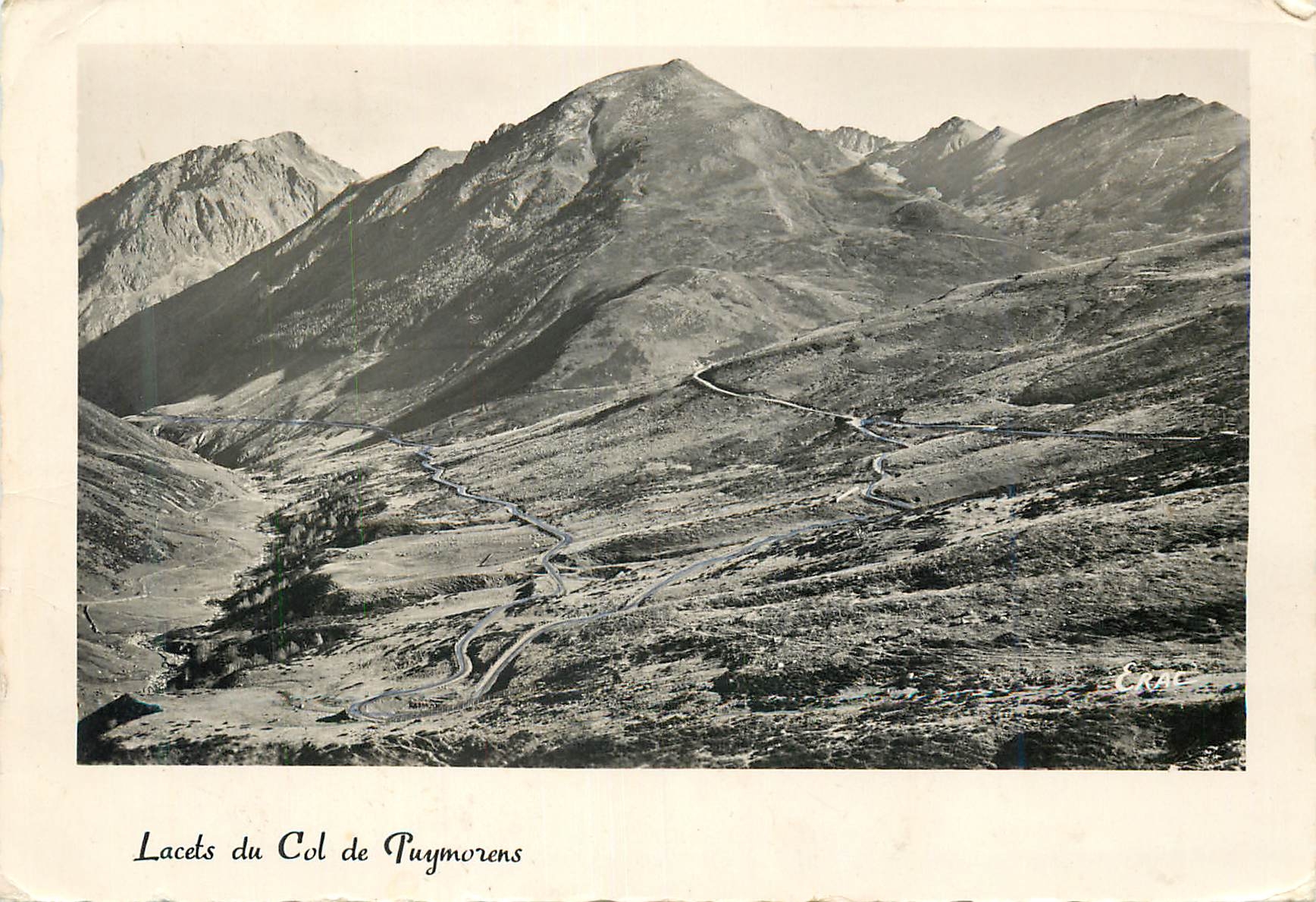 Lacets du Col de Puymorens — Éditeur ÉRAC, n° de série non visible