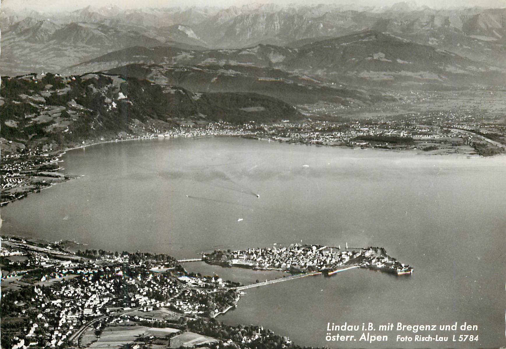 CPM Lindau I B Mit Bregenz und Den Osterr Alpen
