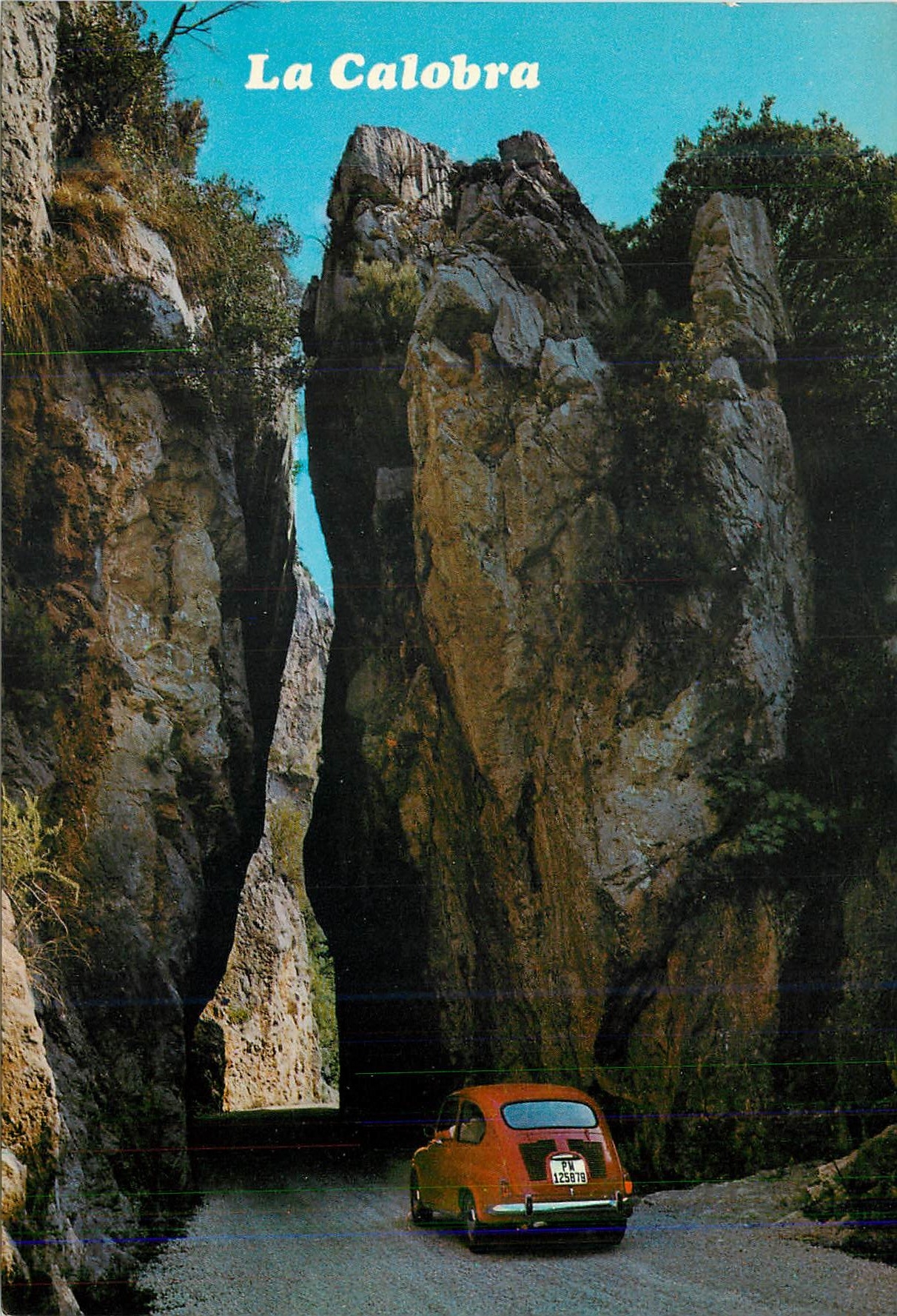 CPM Mallorca (Baleares) Espana La Calobra Detalle de la Carretera