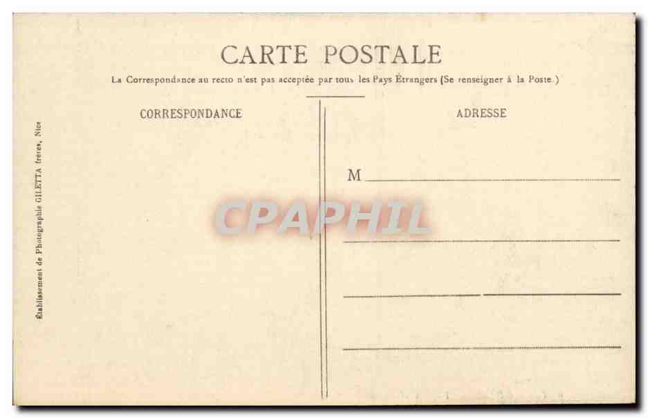 Cannes - Ile St Honorat - Alle et Entree du Monastere de Lerins - CPA  — Verso