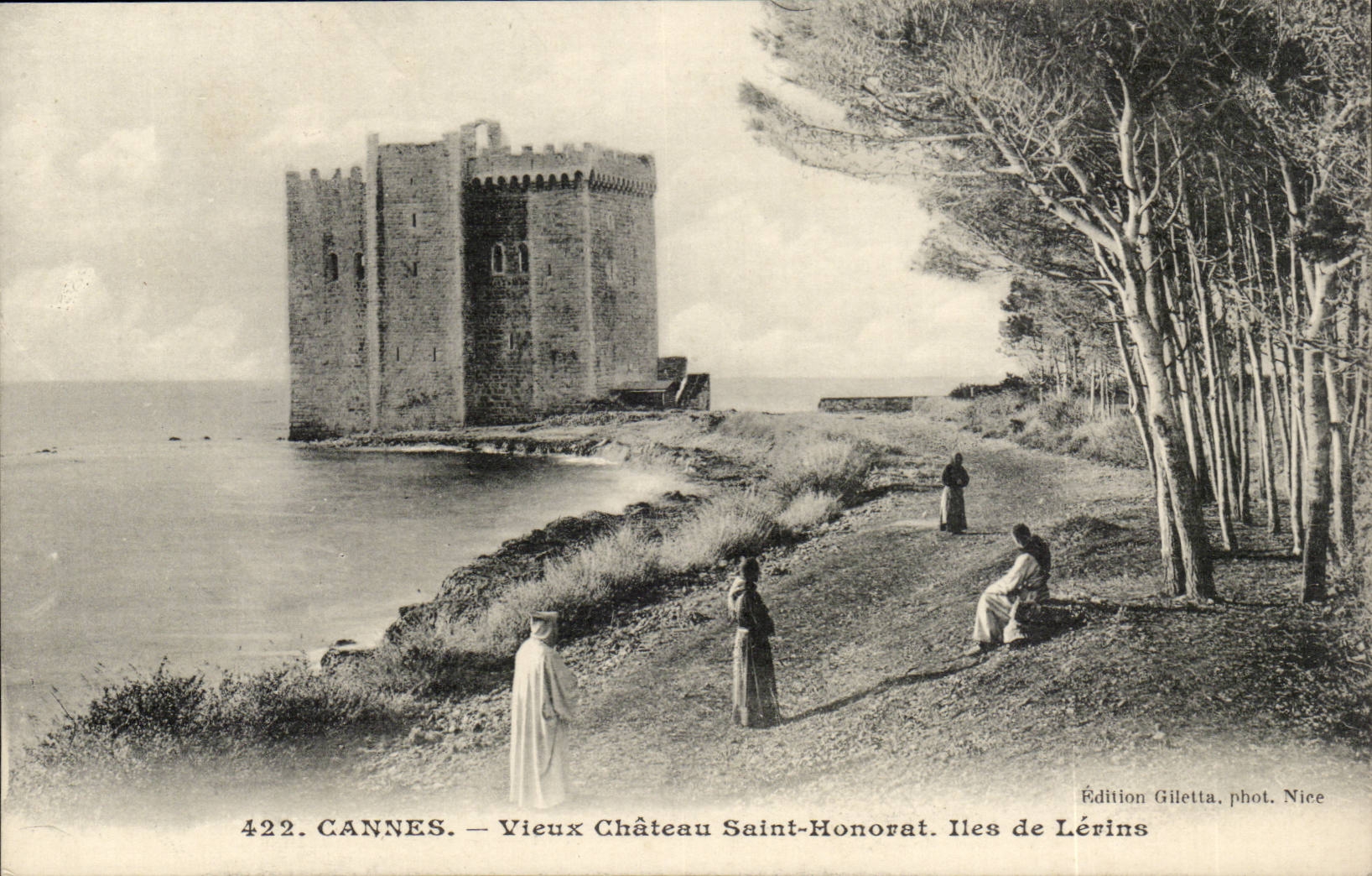 CANNES — Vieux Château Saint-Honorat. Îles de Lérins — Édition Gilettta, phot. Nice