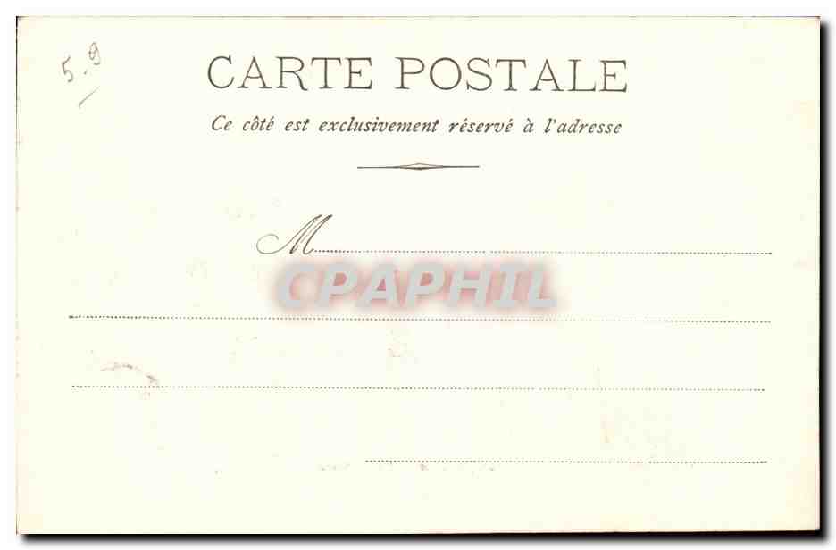 Cannes - - Ile St Honorat - Le Chateau - CPA  — Verso