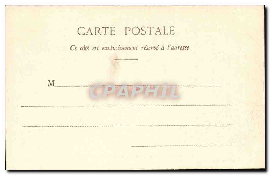 Antibes - Le Port et le Fort Carre - CPA  — Rückseite