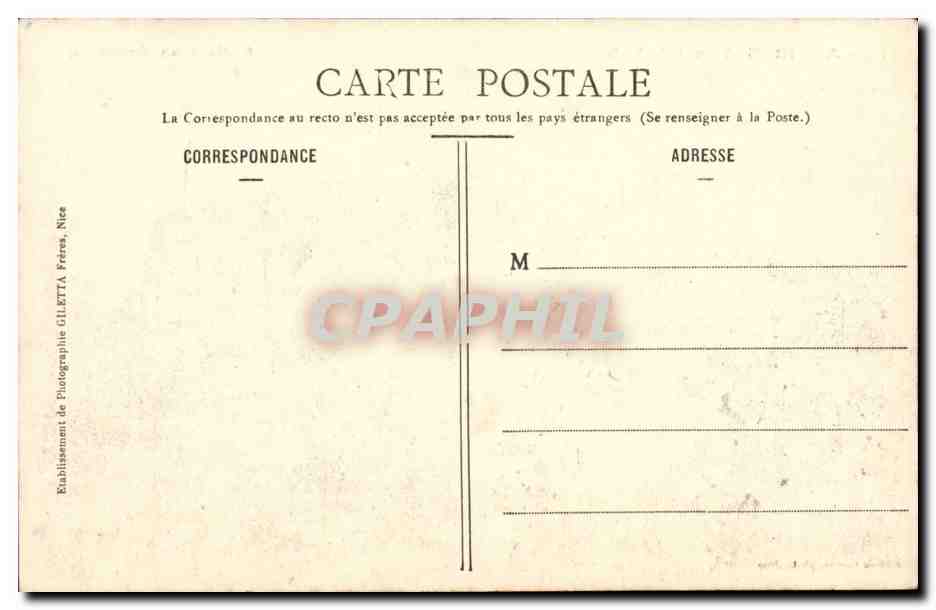 Antibes - et Port de la Salis - bateau - CPA  — Rückseite