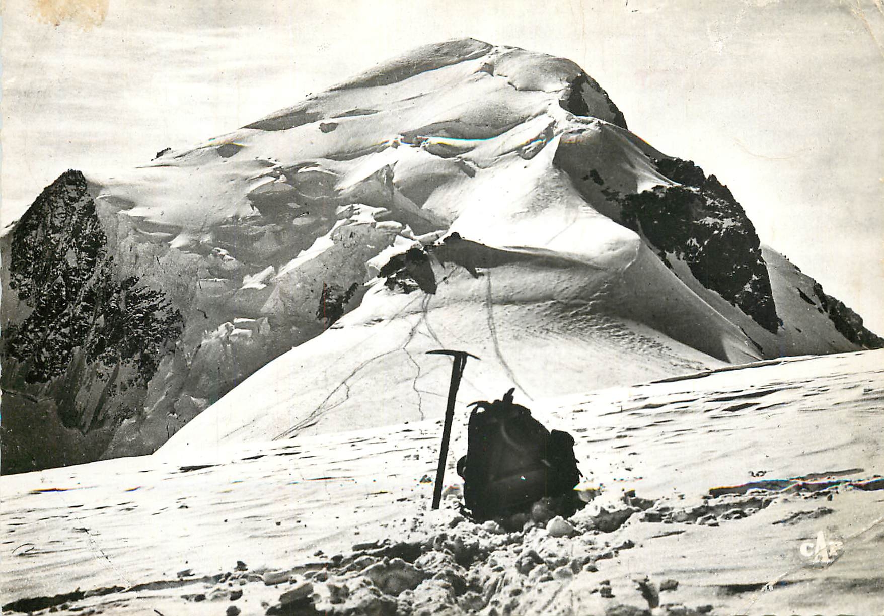Sommet du Mont-Blanc — 4807 m — Cie des Arts Photomécaniques, Chamonix