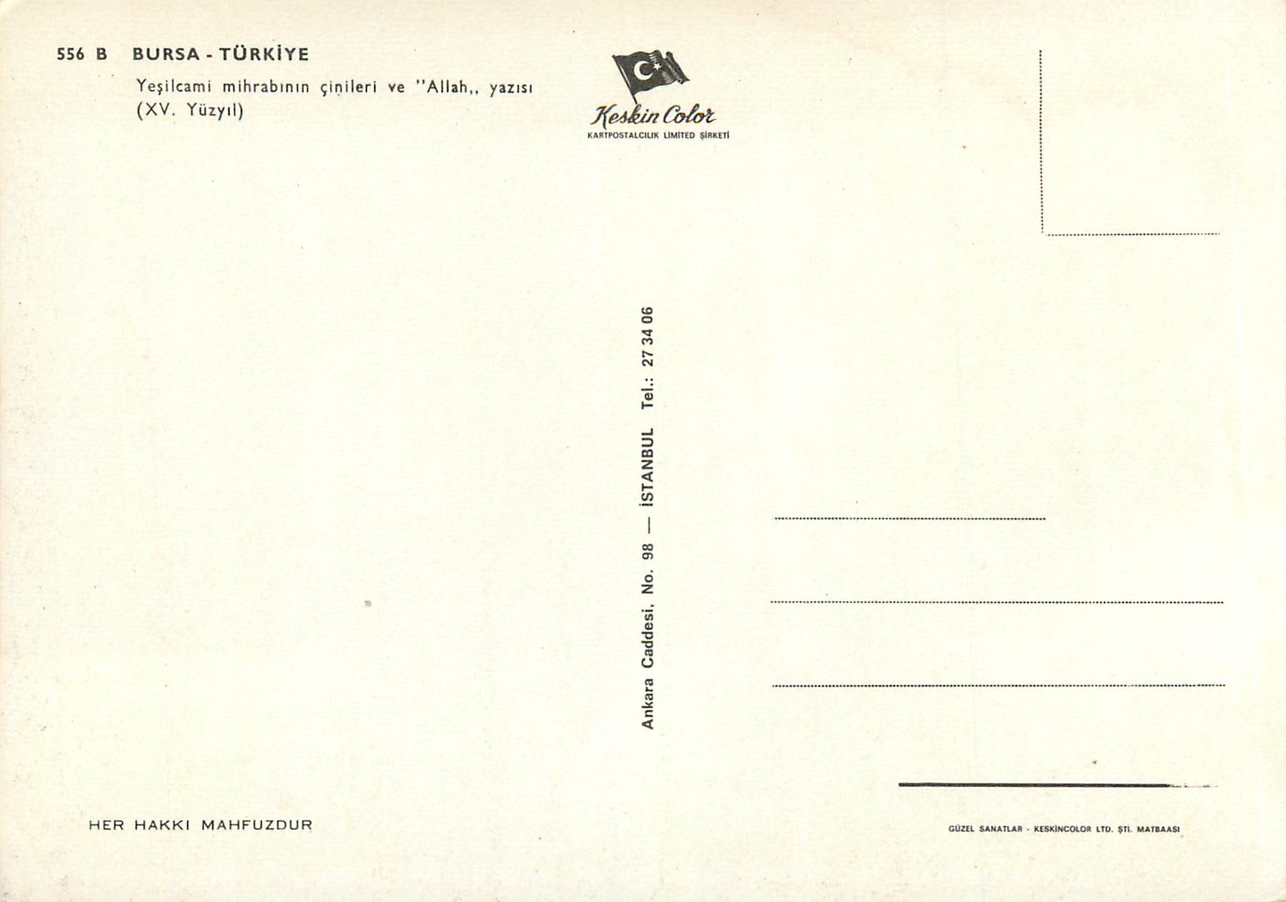 CPM Bursa 556 b turkiye — Verso