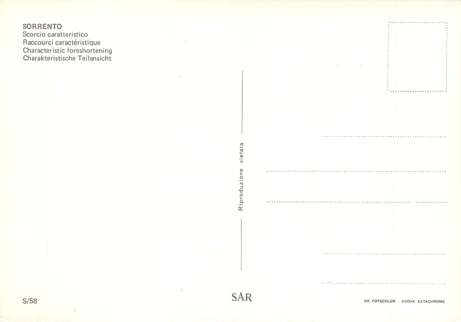 CPM Sorrento raccourci caracteristique — Rückseite