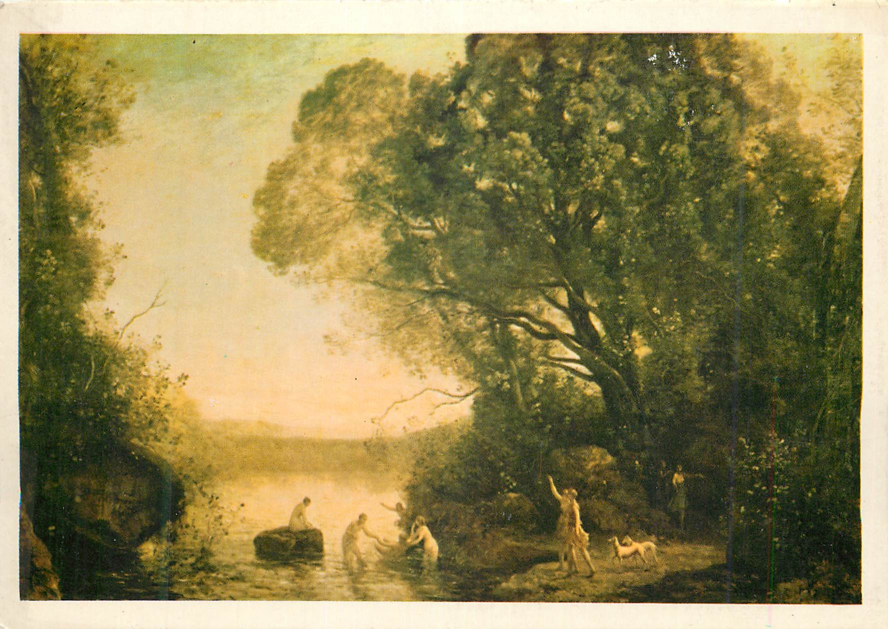 CPM Les chefs d oeuvre du musee de bordeaux jean baptiste corot (1796 1875) le bain de diane