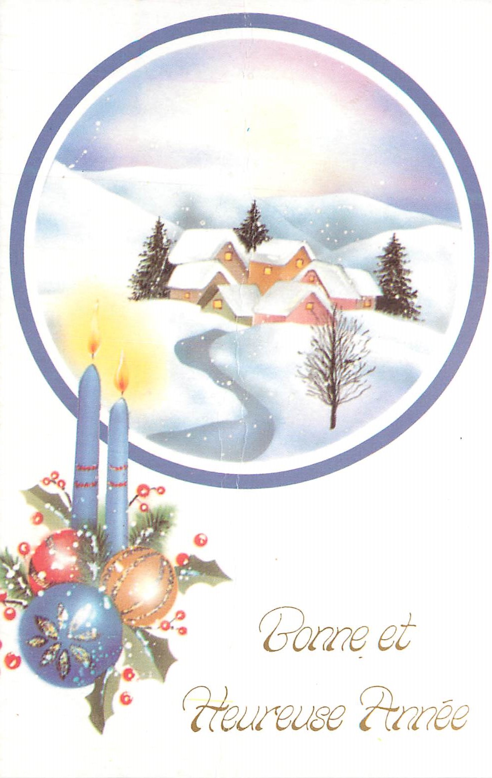 CPM Bonne et heureuse annee