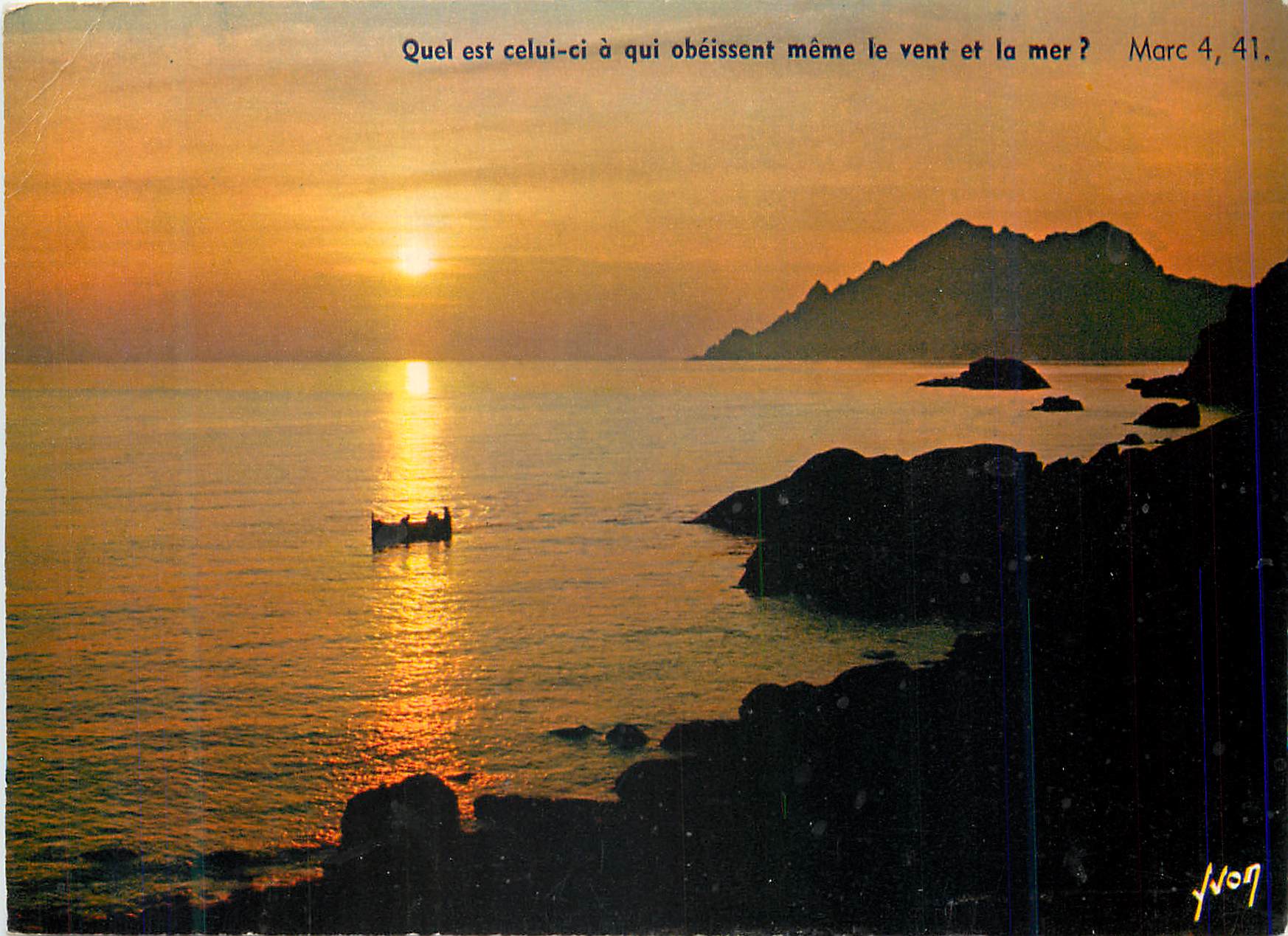 CPM Couleurs et lumiere de france coucher de soleil en mediterranee
