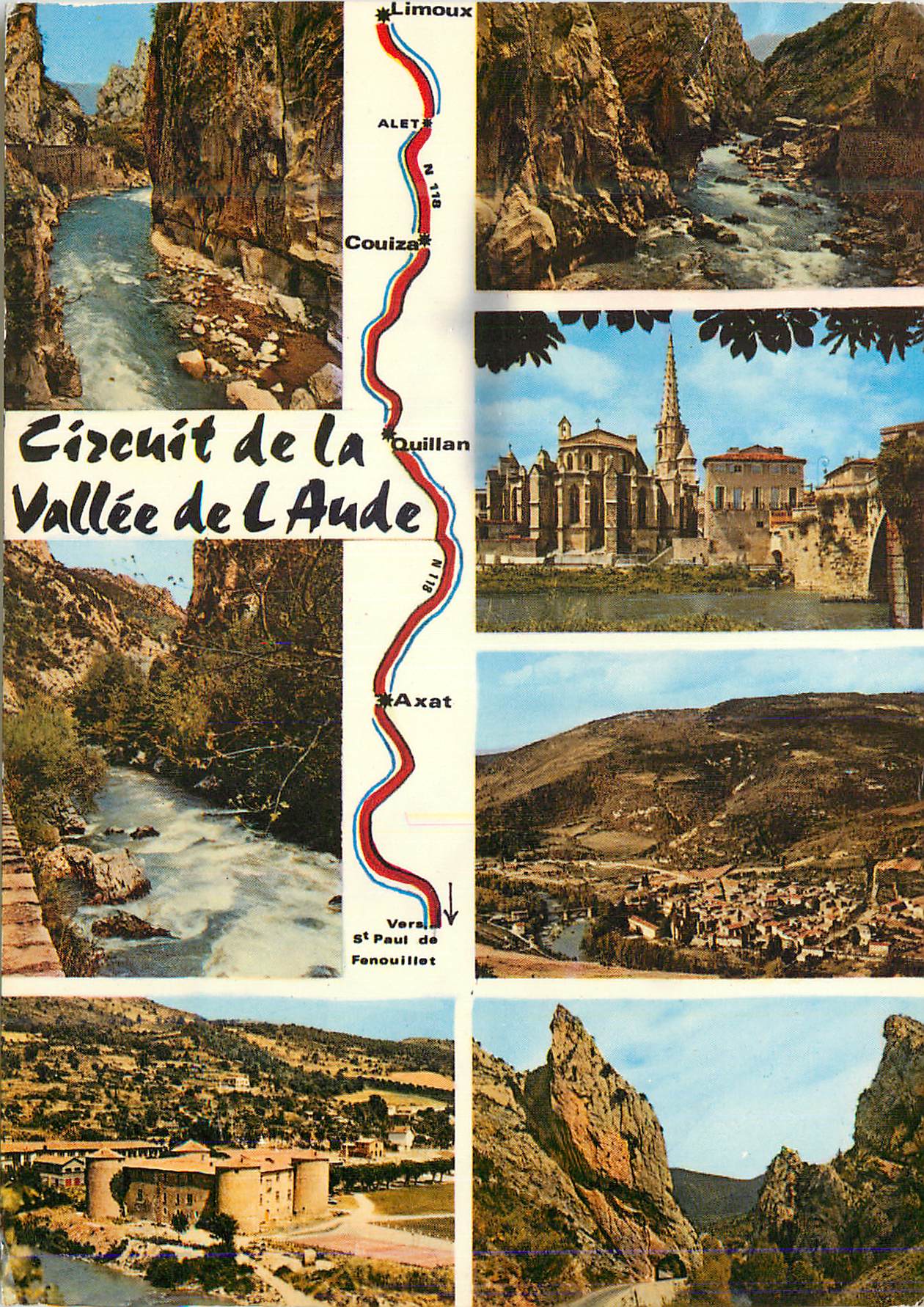 CPM L aude touristique 11 163 le defile de pierre lys le chateau des ducs de joyeuse