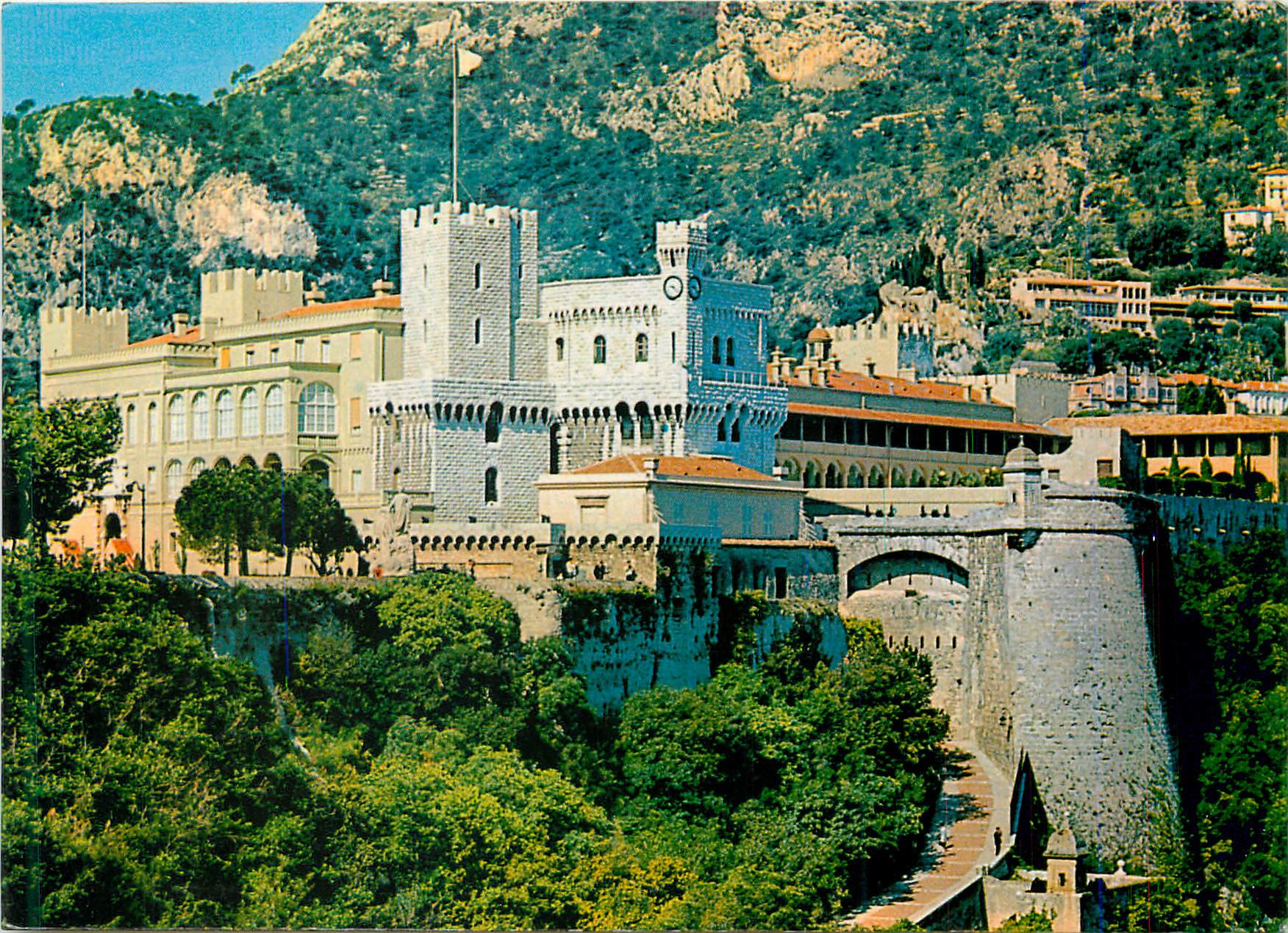 CPM Principaute de monaco 29 le palais princier et ses remparts