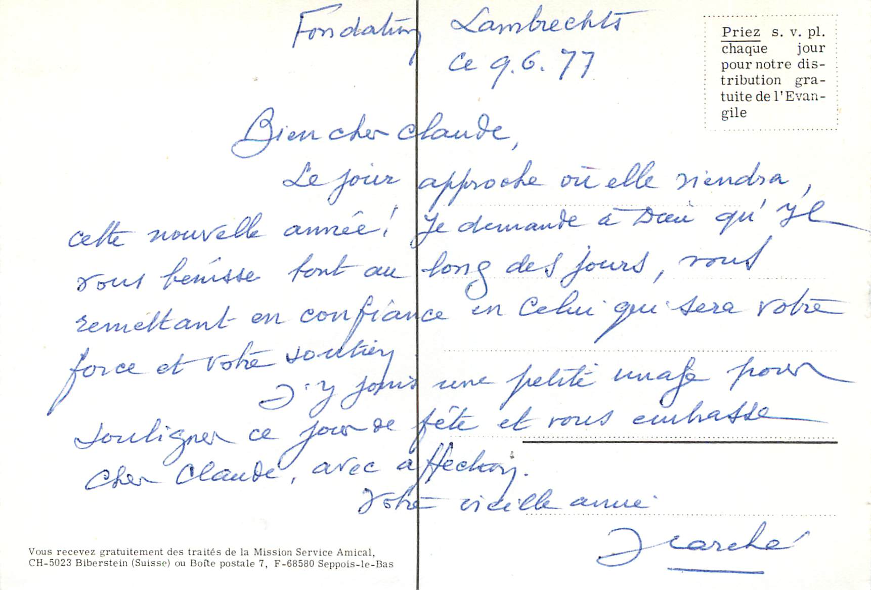CPM Jesus ton soutien — Verso