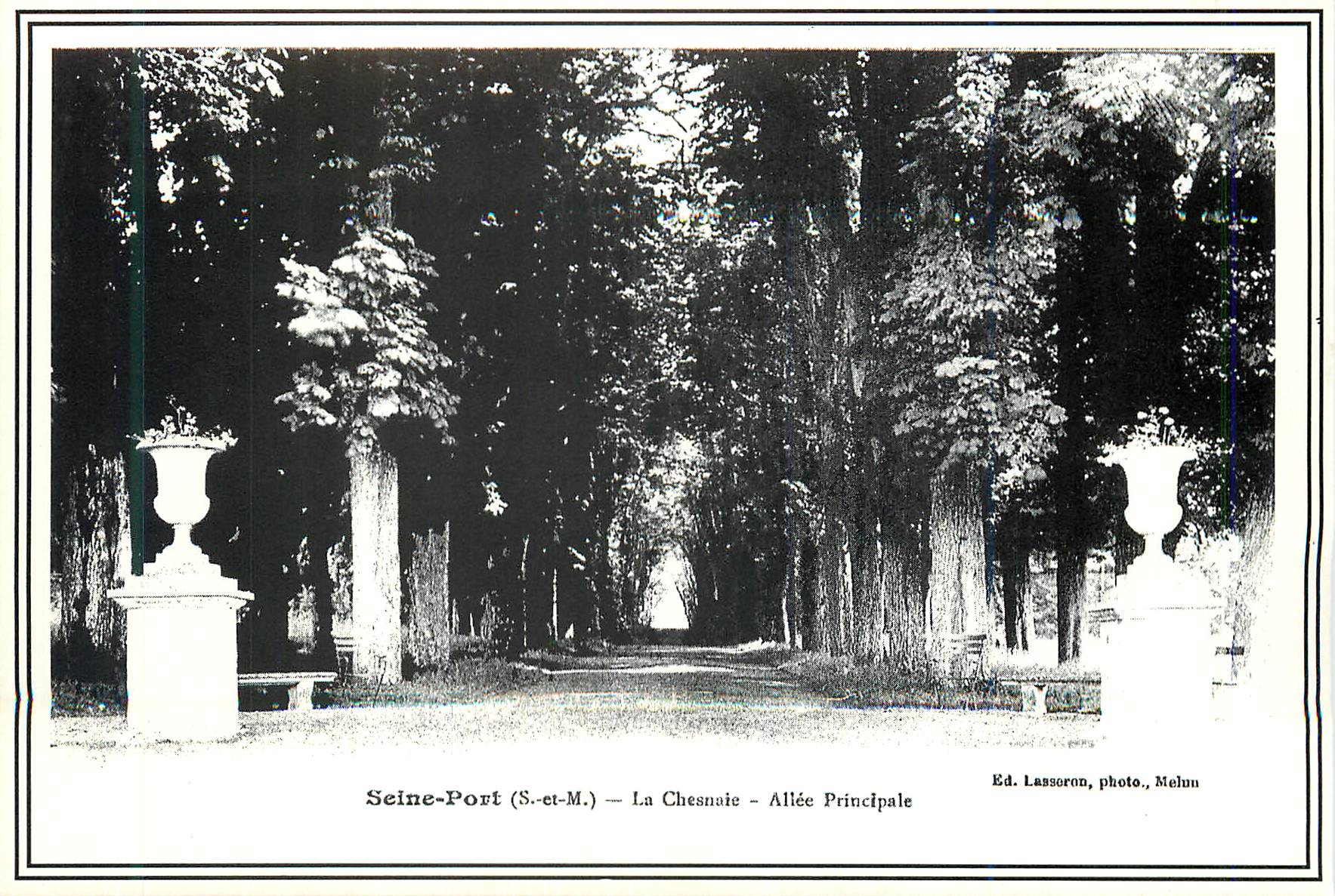 Seine-Port (S.-et-M.) — La Chesnaie — Allée Principale — Ed. Lassoron, photo. Melun