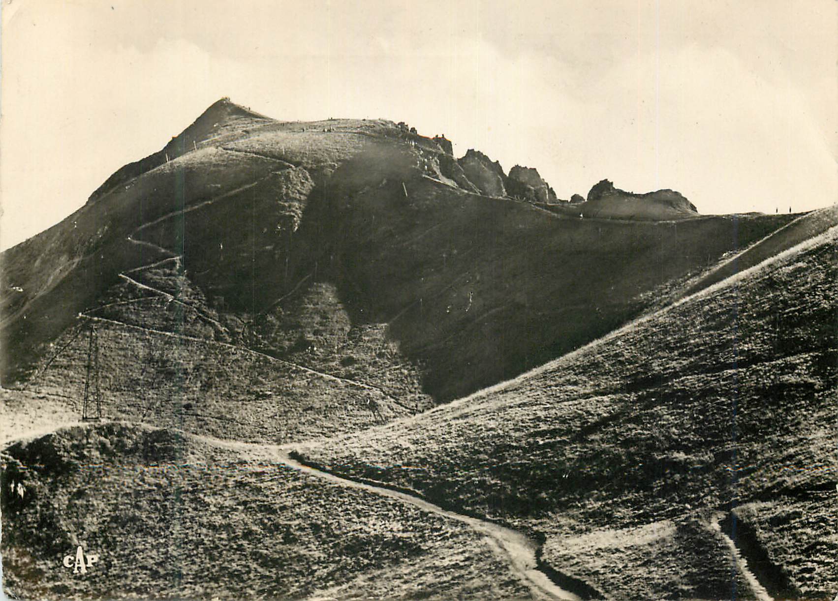 CPM Le mont dore 43 sommet du sancy