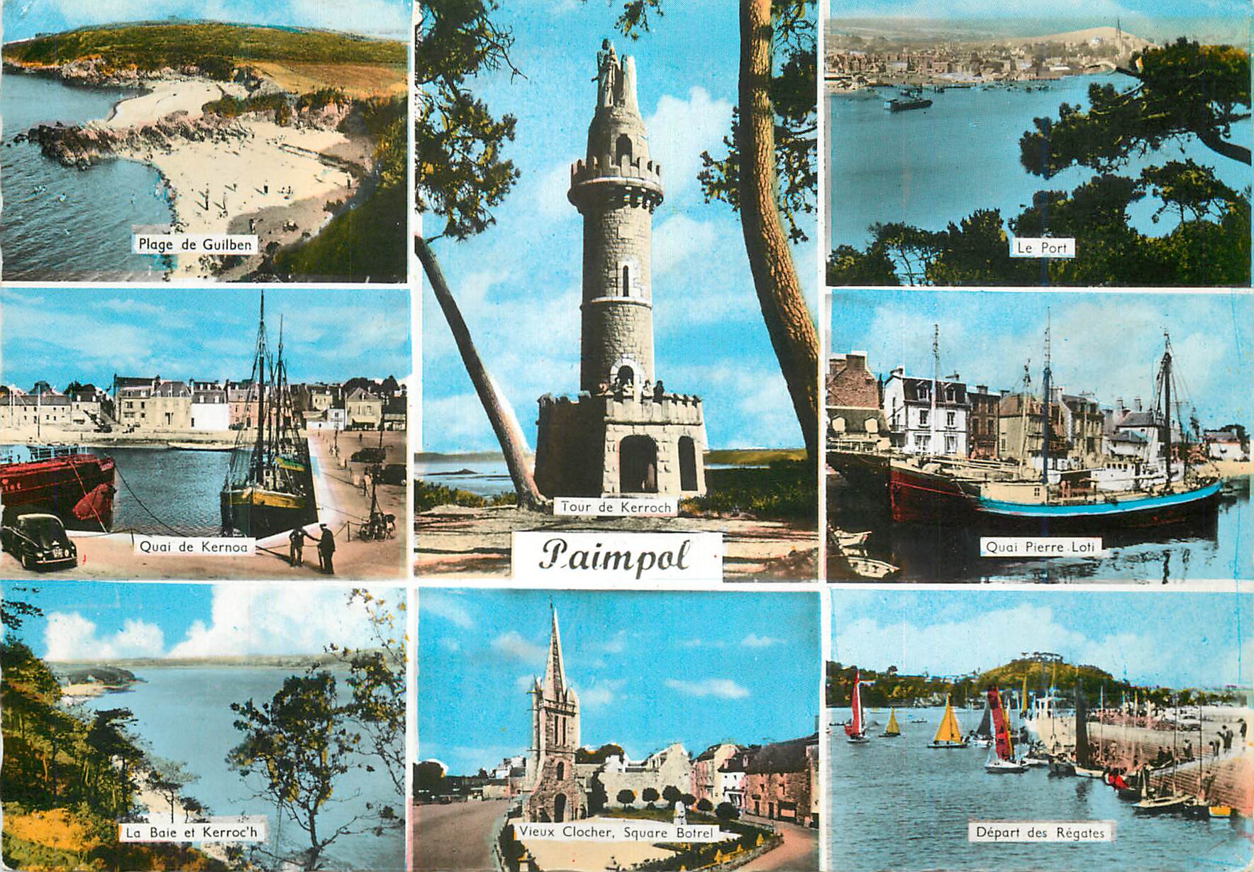 Paimpol — Vue panoramique — Éditions Gaby, Nantes