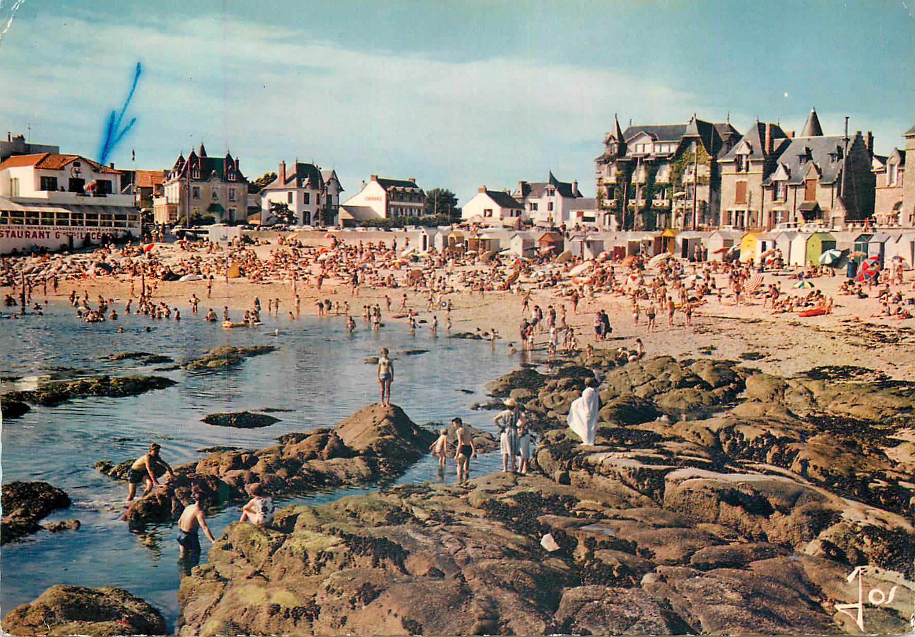 CPM La bretagne en couleurs le croisic (l a) mx 9005 la plage de port lin