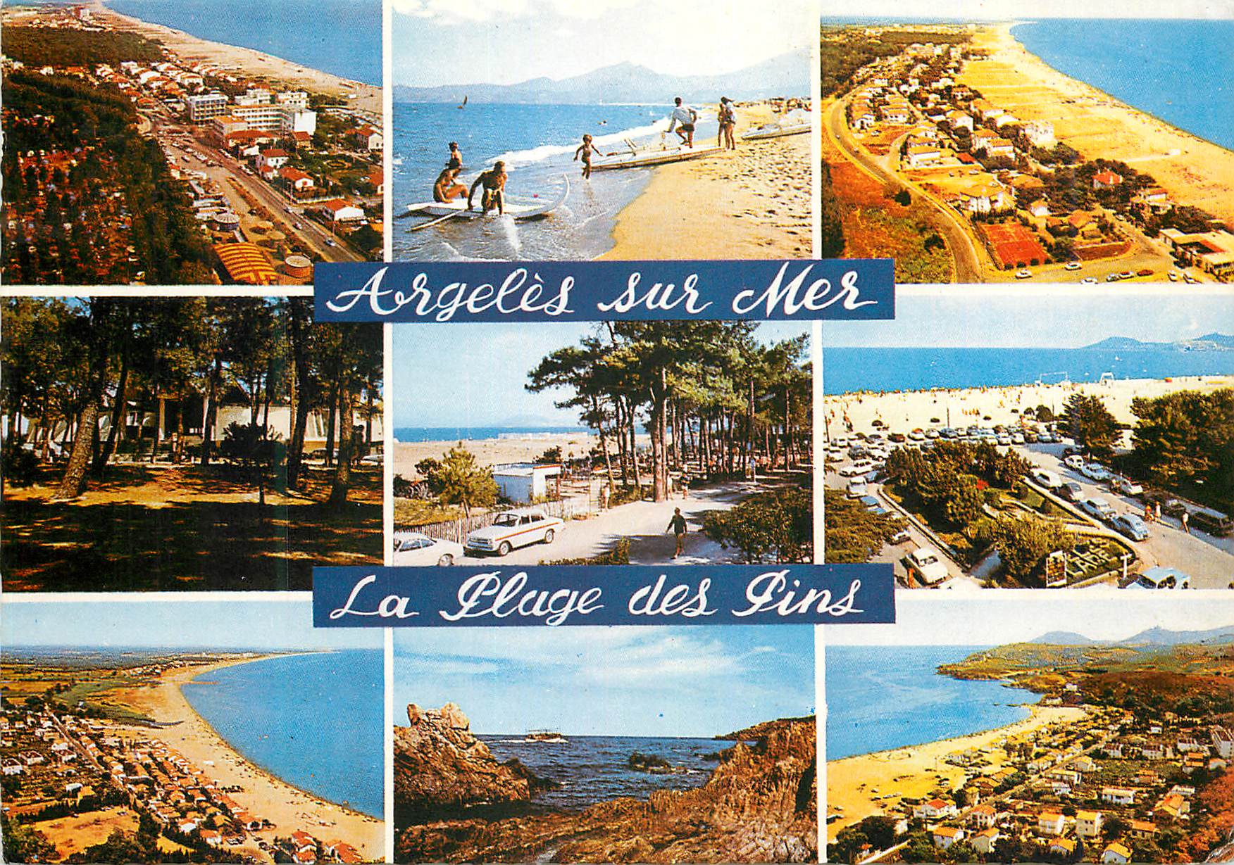 CPM 66 argeles sur mer la plage des pins