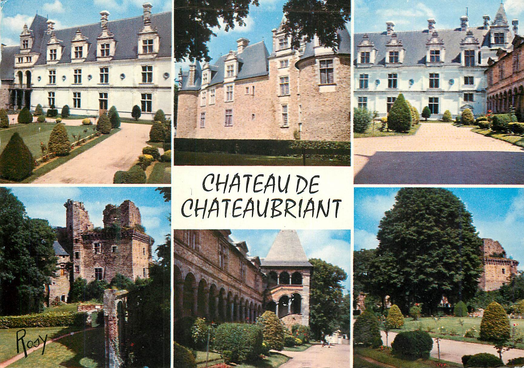 CPM 1688 chateau de chateaubriant chateau renaissance (xxi) et ruines du chateau fort (xi)