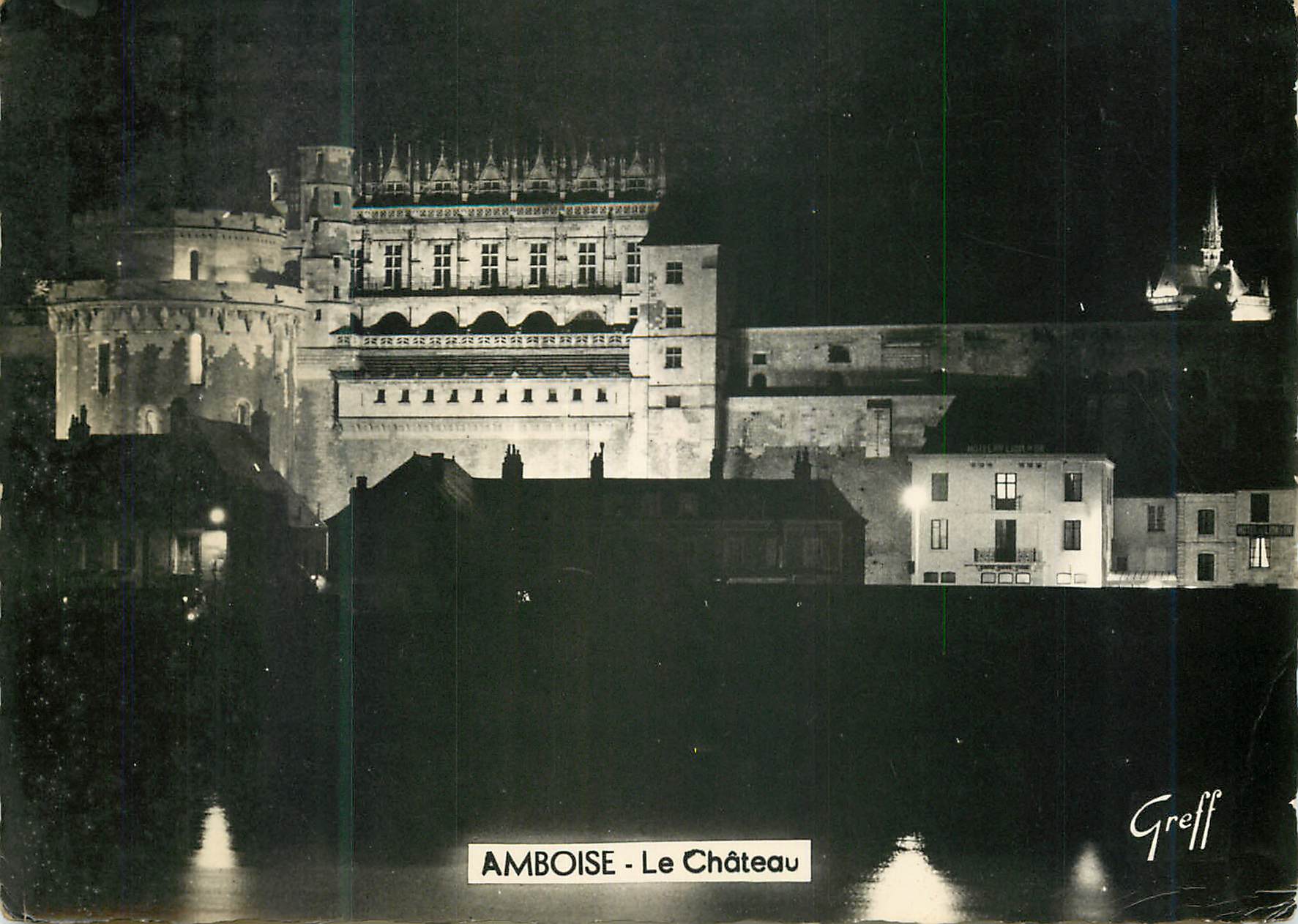 CPM Les chateaux de la loire 374 263 amboise (indre et loire) le chateau et la chapelle illumines