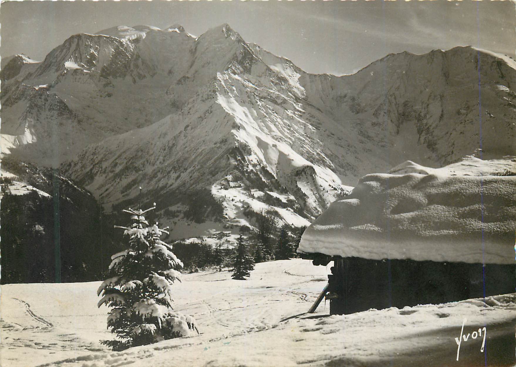 Saint-Gervais (Hte-Savoie) — Plateau du Bettex et le Mont-Blanc — Éditions d'Art 'YVON'