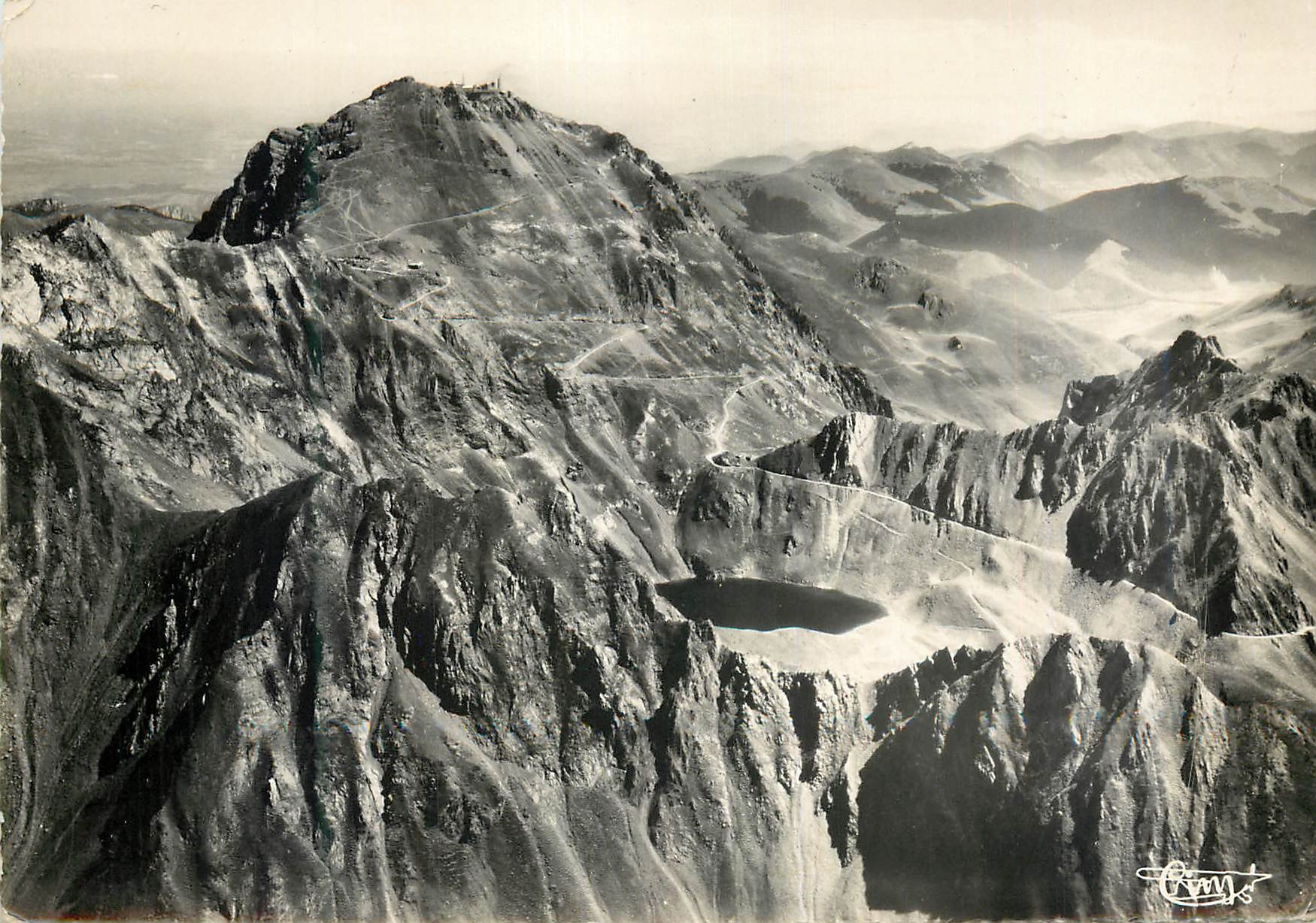 CPM Haute pyrenees 25010 a vue panoramique aerienne
