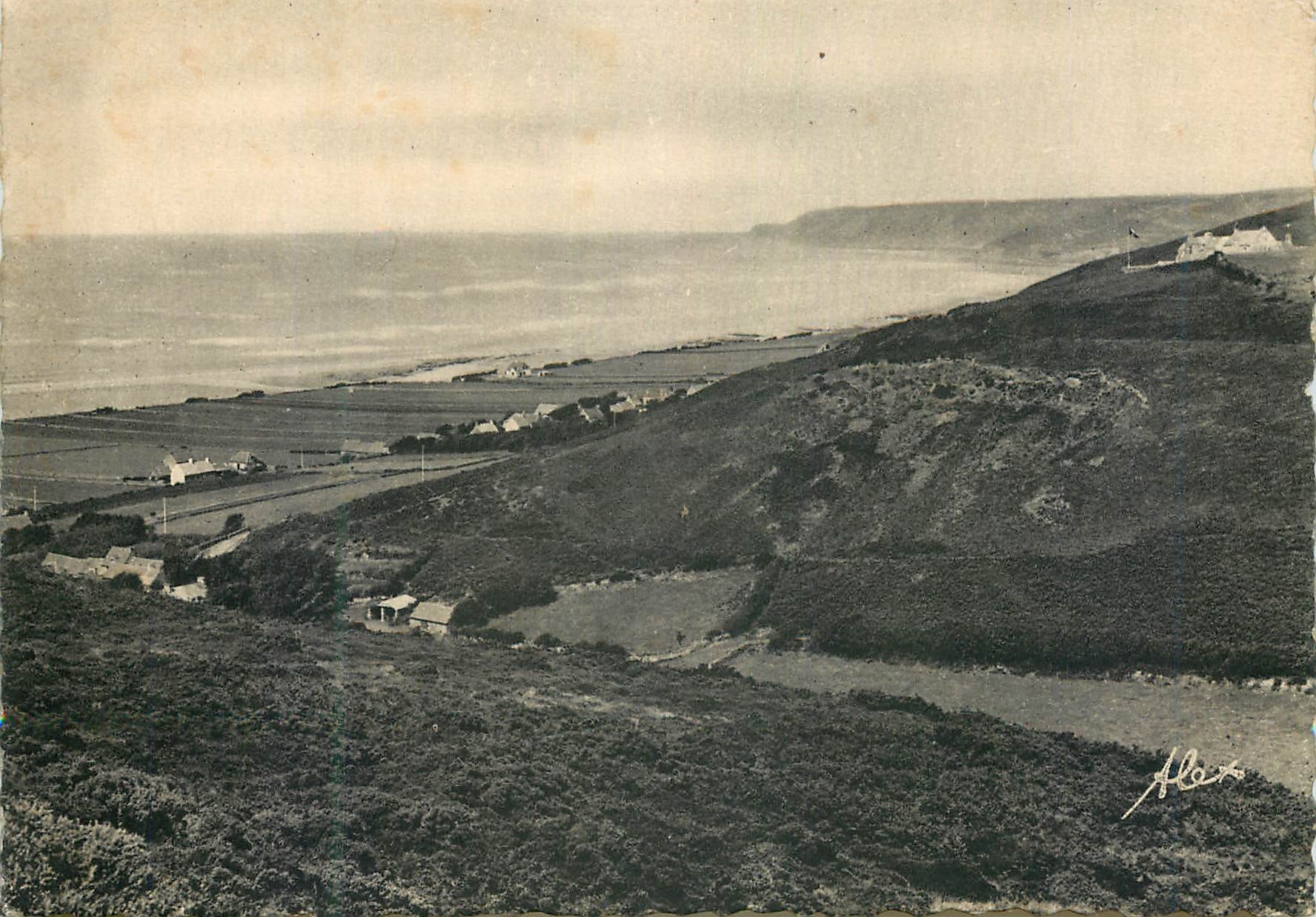 CPM 742 environs de cherbourg dans la hague vauville