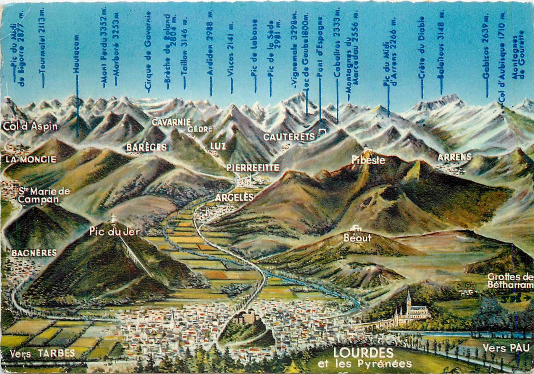 CPM 300 lourdes et les pyrenees