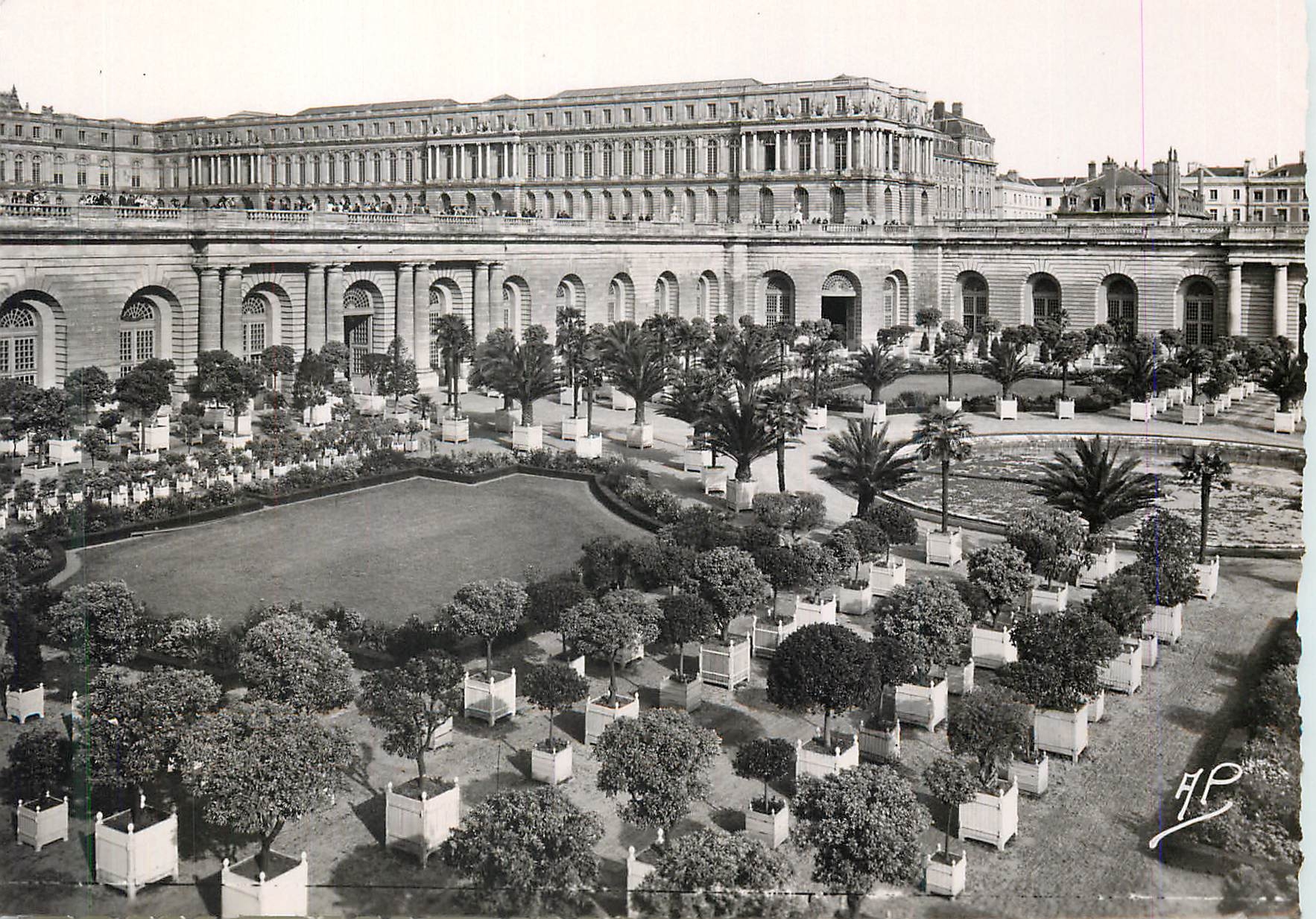 CPM 407 versailles (seine et oise) le chateau et l orangerie