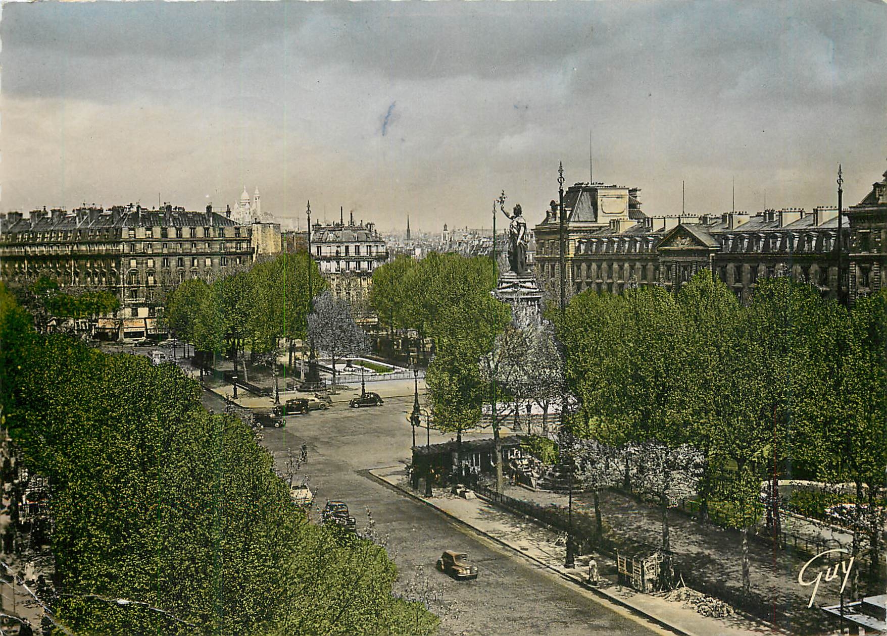 CPM Paris et ses merveilles 8209 la place de la republique (1854 1862)