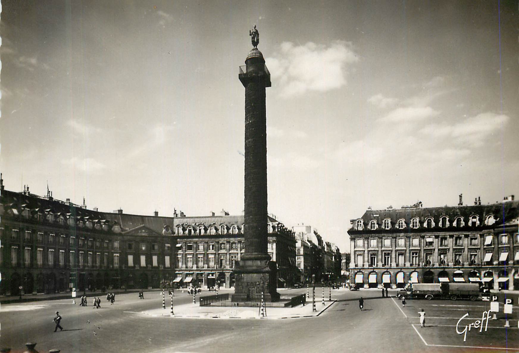 CPM 59 paris place et colonne vendome