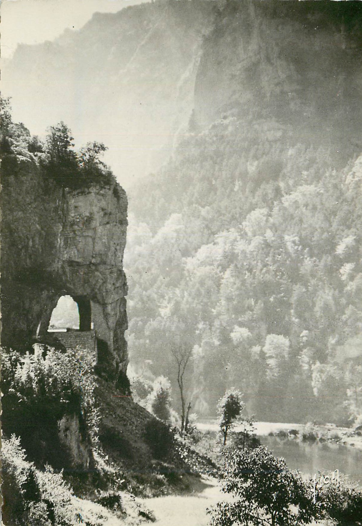 CPM Gorges de tarn environs de la malene (lozere) tunnel de la croze