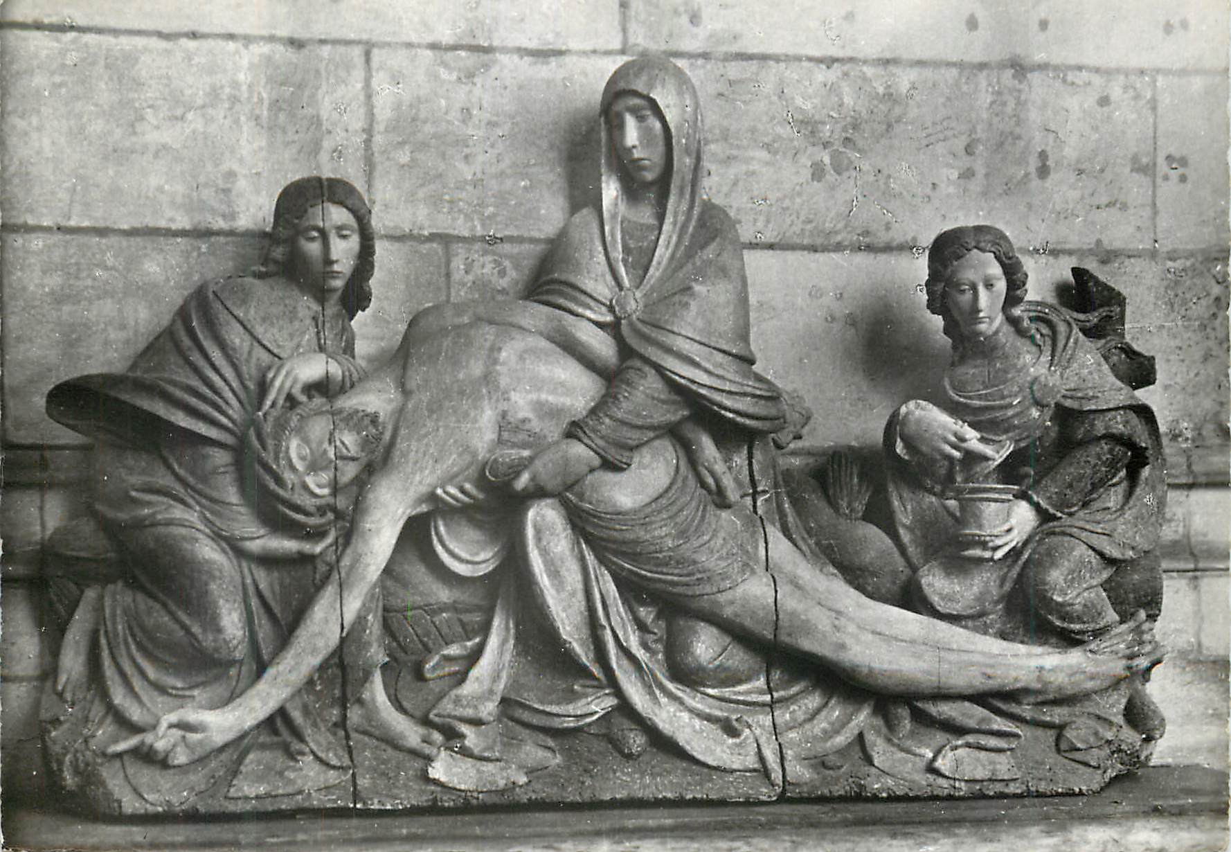 Cathédrale d'Évreux — Mise au tombeau (XVIIe s.) — Photo J. Saussaye - Évreux