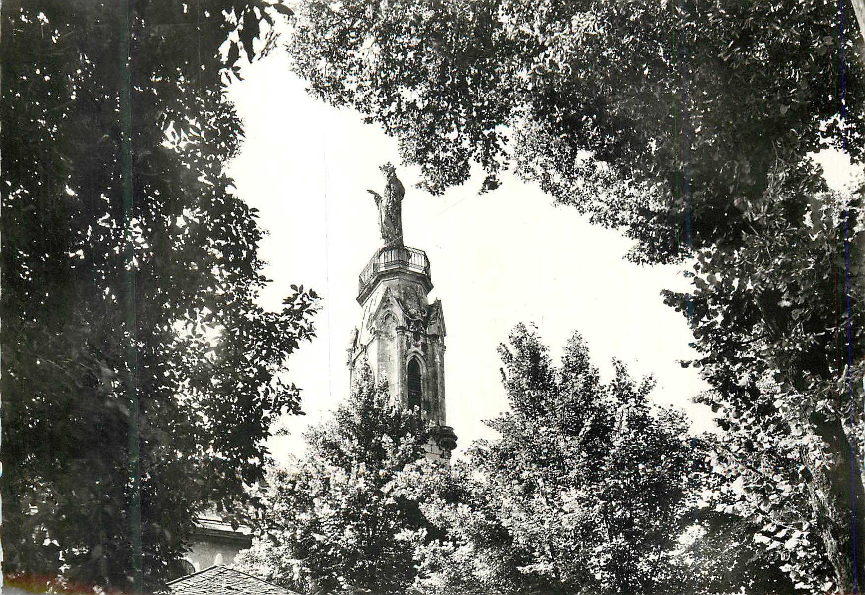 CPM 18469 notre dame de myans (savoie) la vierge et la tour monumentale