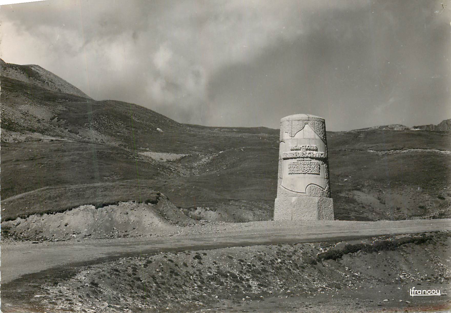 CPM 169 col du galibier (2556 m) monument a h desgrange (arch a audouze)