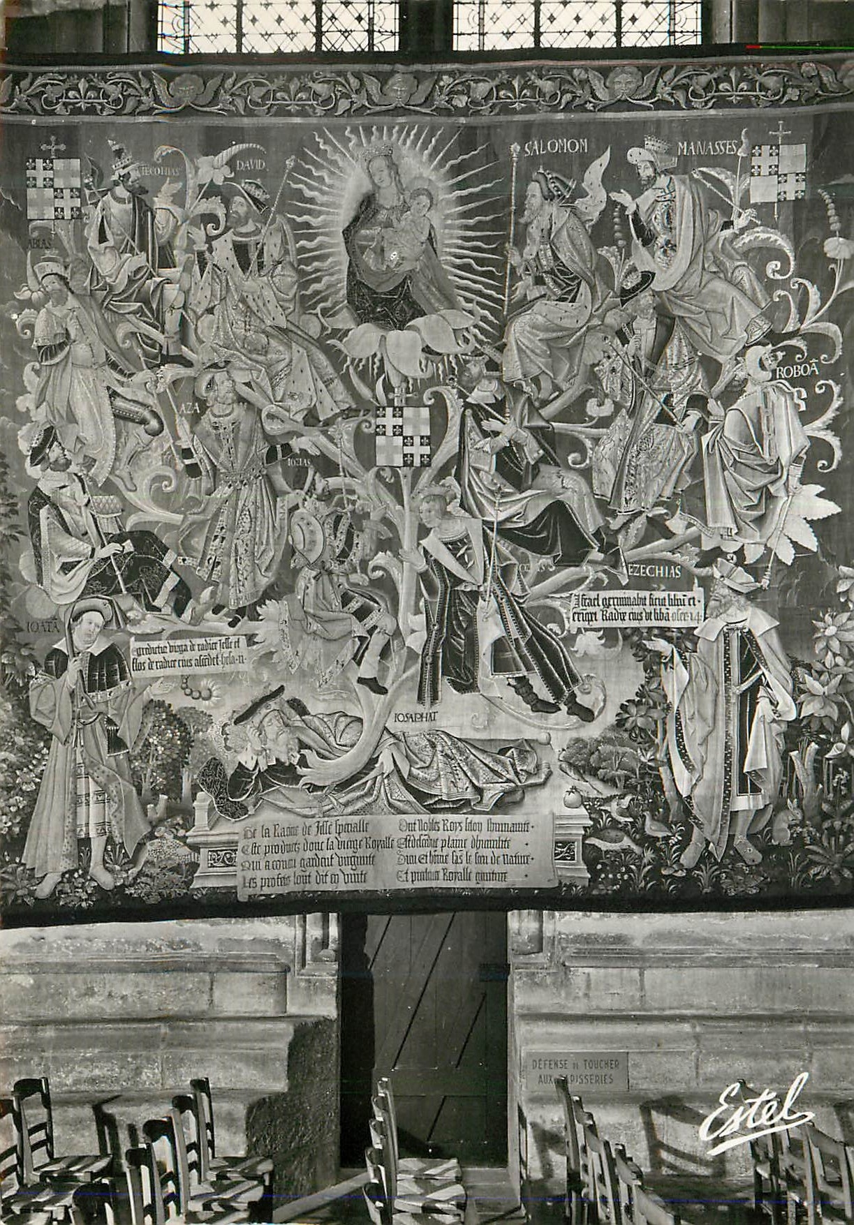 CPM La cathedrale de reims(xiii siecle) les celebres tapisseries