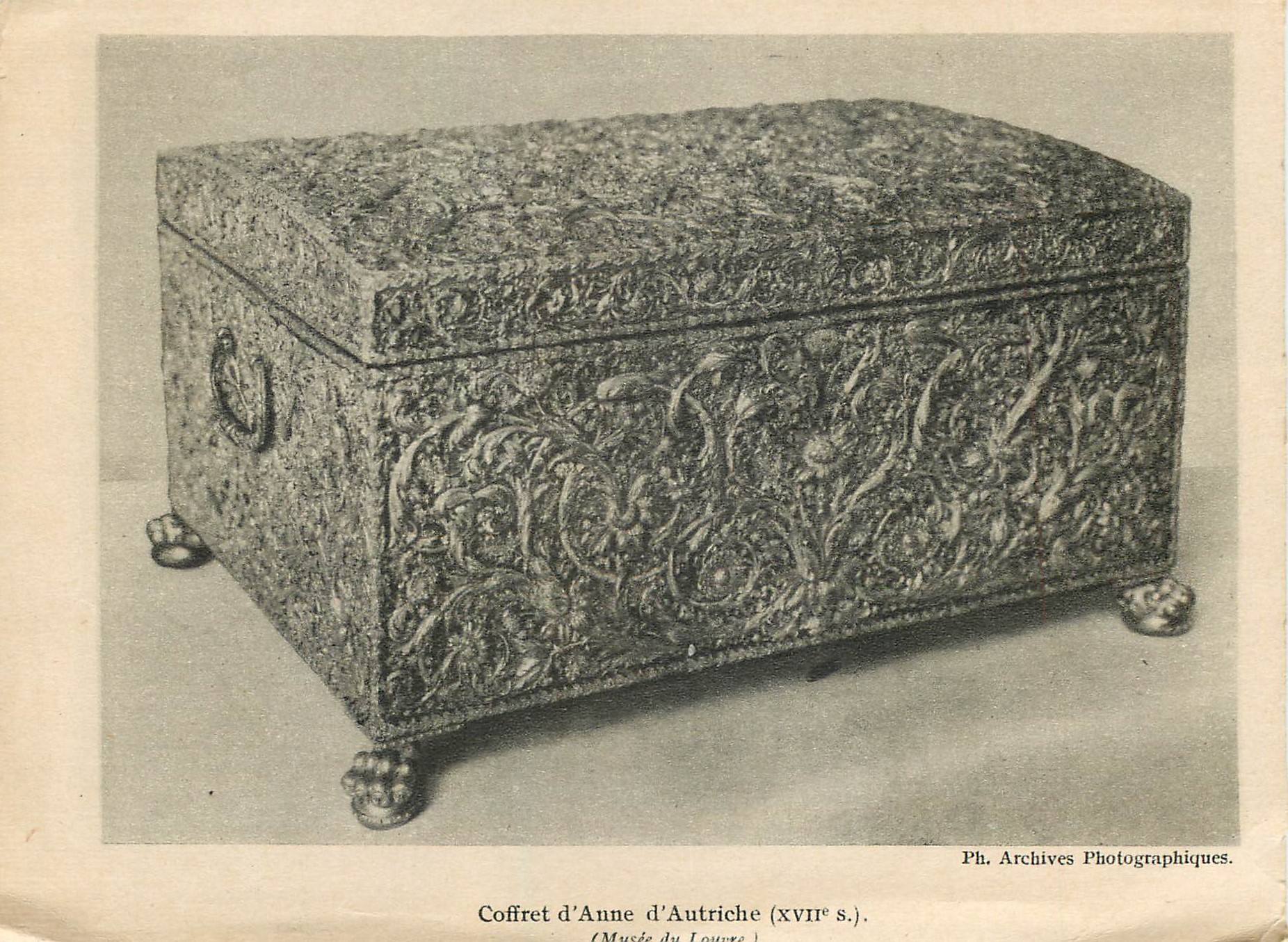 CPM Coffret d anne d autriche (xvii s)  (musee du louvre) — Rückseite