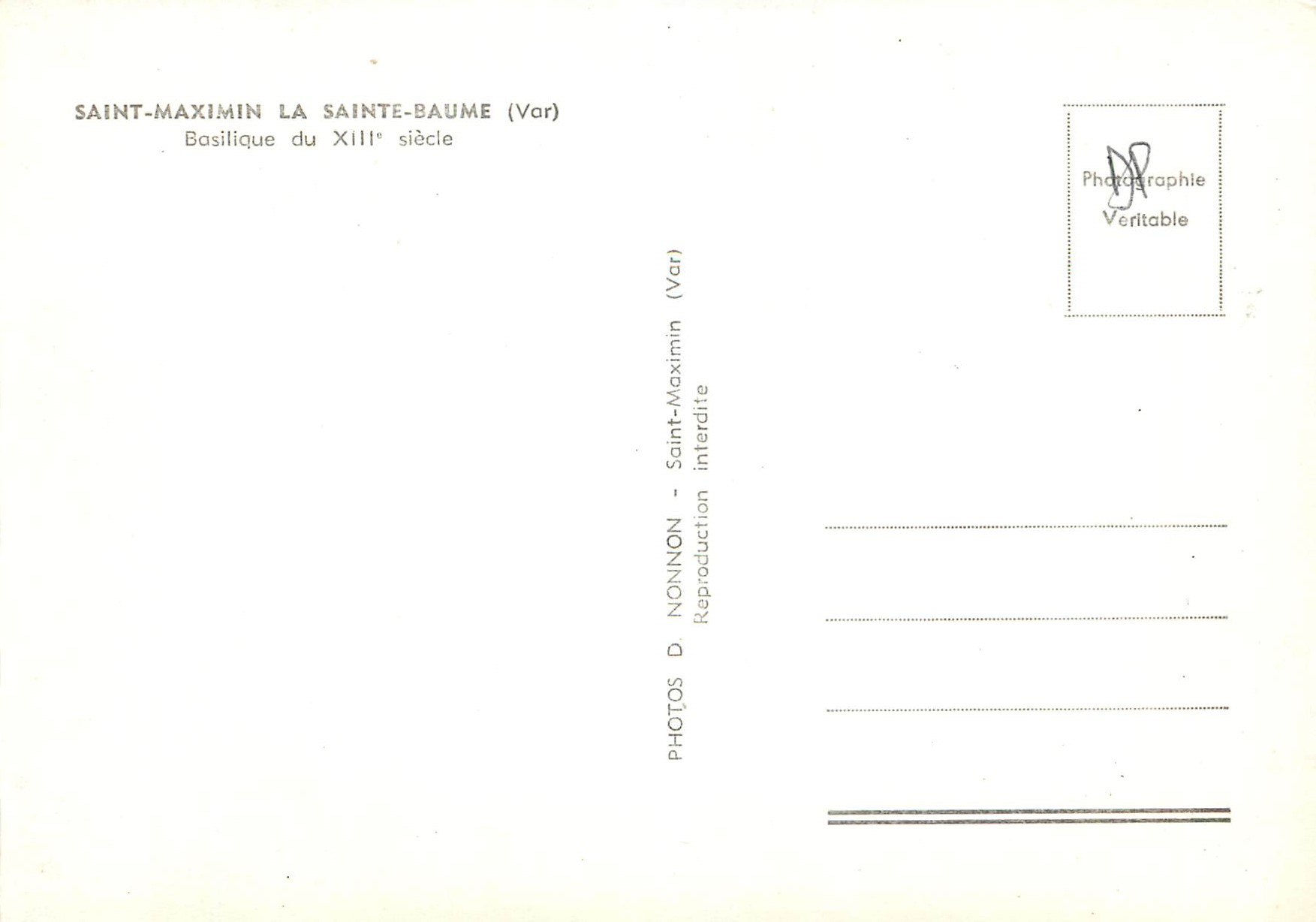 CPM Saint maximin la sainte baume (var) basilique du XIII siecle Orgue — Back