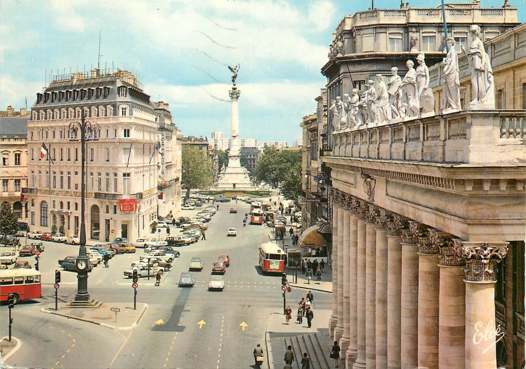 CPM N 4765 bordeaux (33) le feristyle du grand theatre architecte louis 1780
