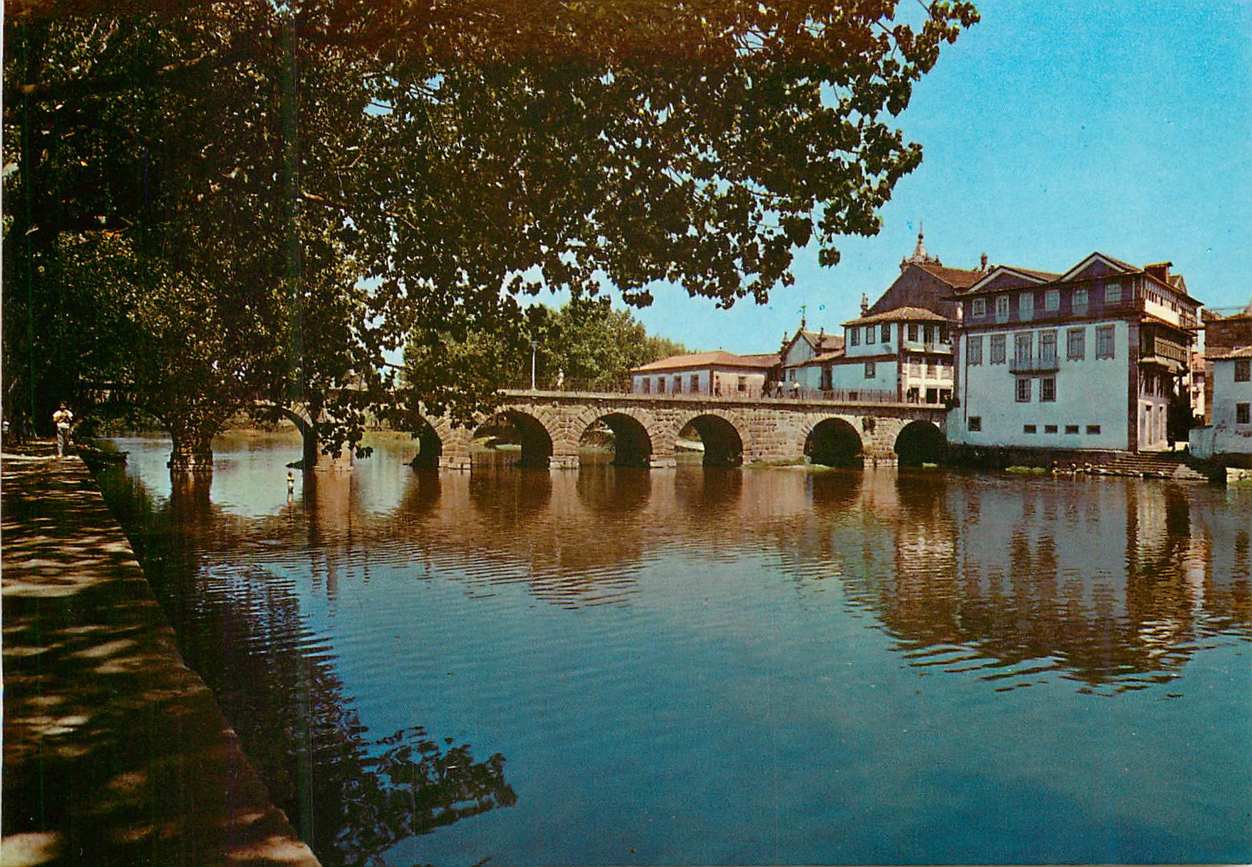 CPM N 244 chaves (portugal) pont romain sur la riviere tamoga