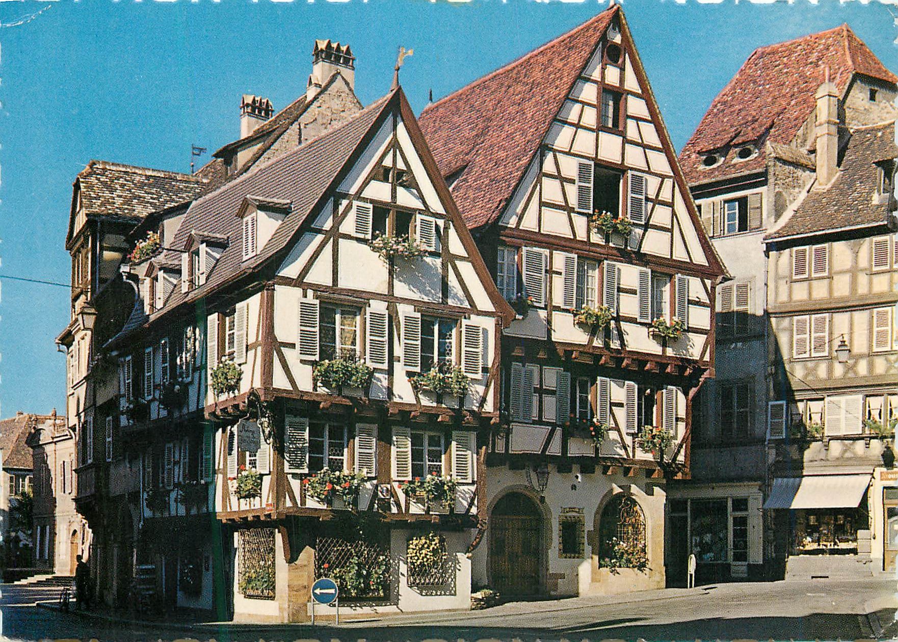 CPM 01 13 colmar (haut rhin) le restaurant le fer rouge