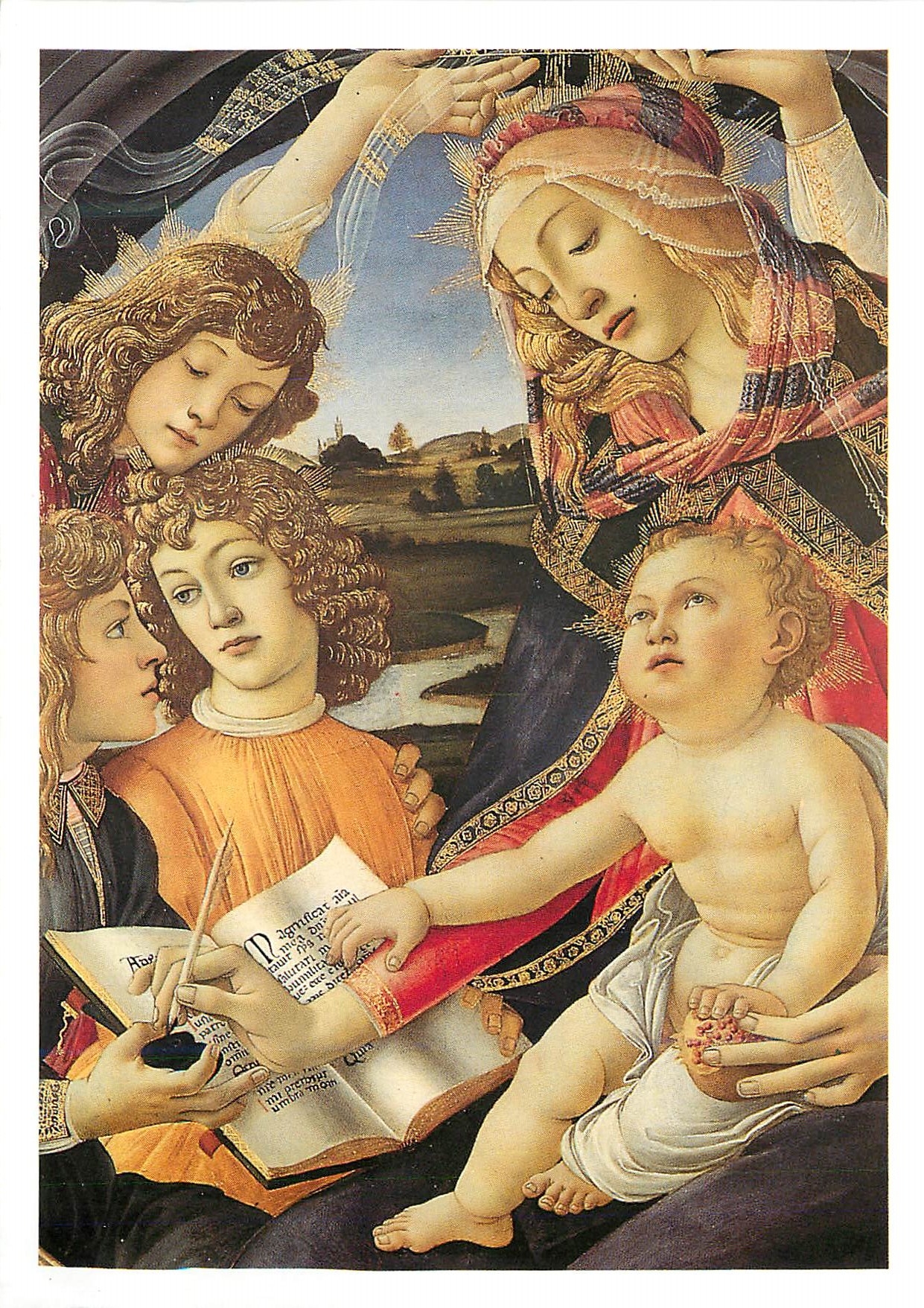 CPM Peinture Femme Enfant