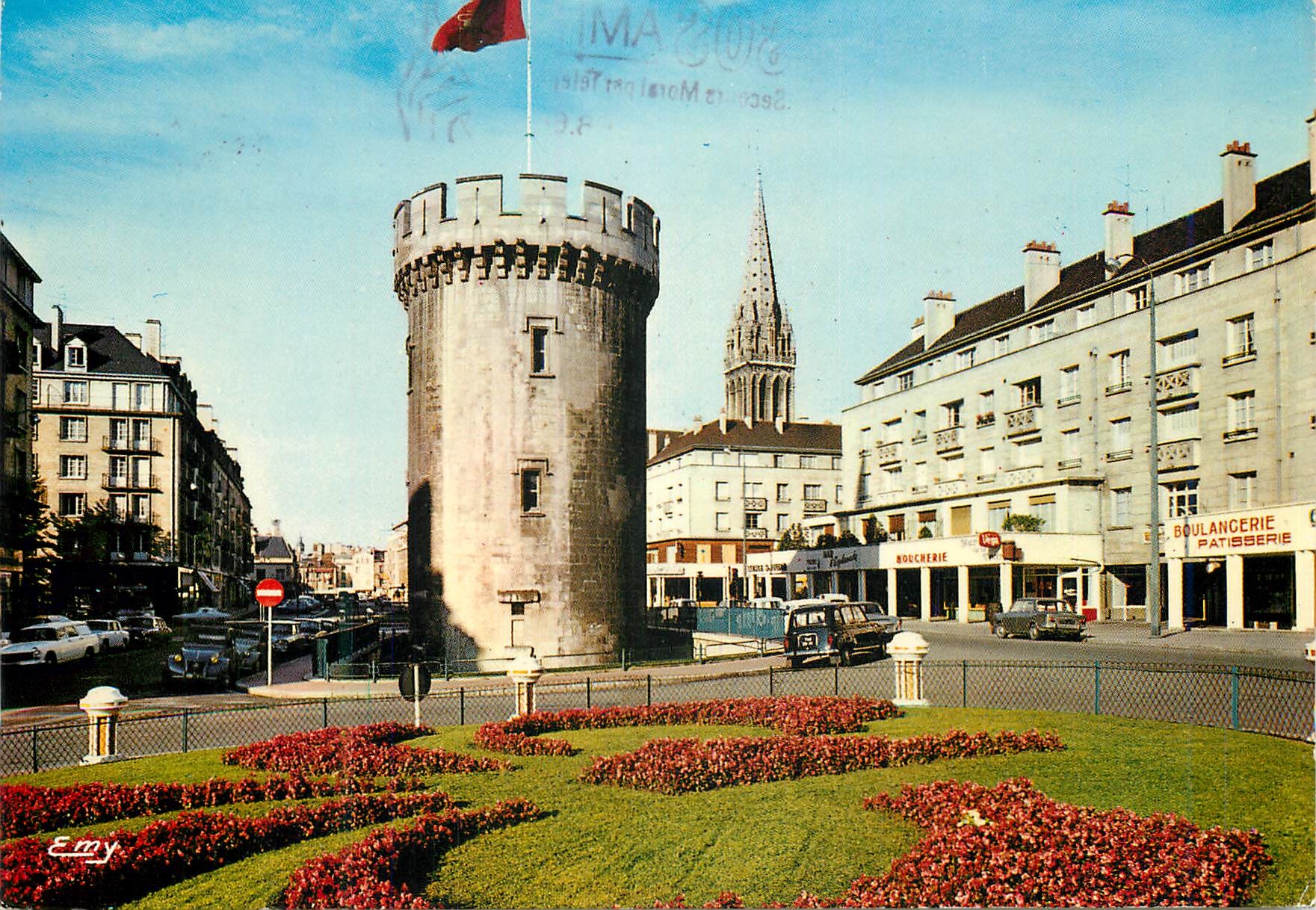 CPM 289 caen (calvados) la tour guillaume le roy vestiges des defenses avancees du château Boulangerie Patisserie