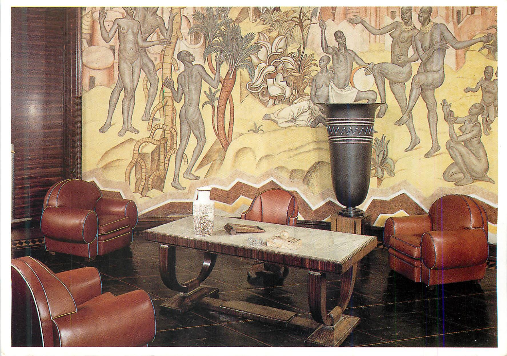 Sallon Paul Reynaud — Mobilier Ruhlmann, Fresques de L. Bouquet — Imprimé par la Réunion des musées nationaux, Paris, 1986
