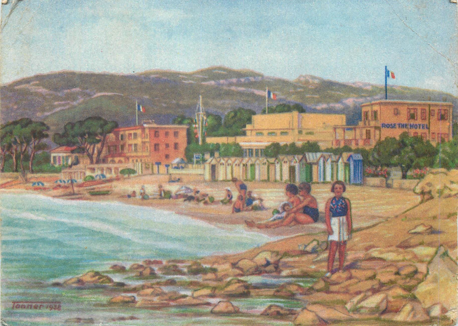 CPM 5 la cote d azur le ciotat la plage
